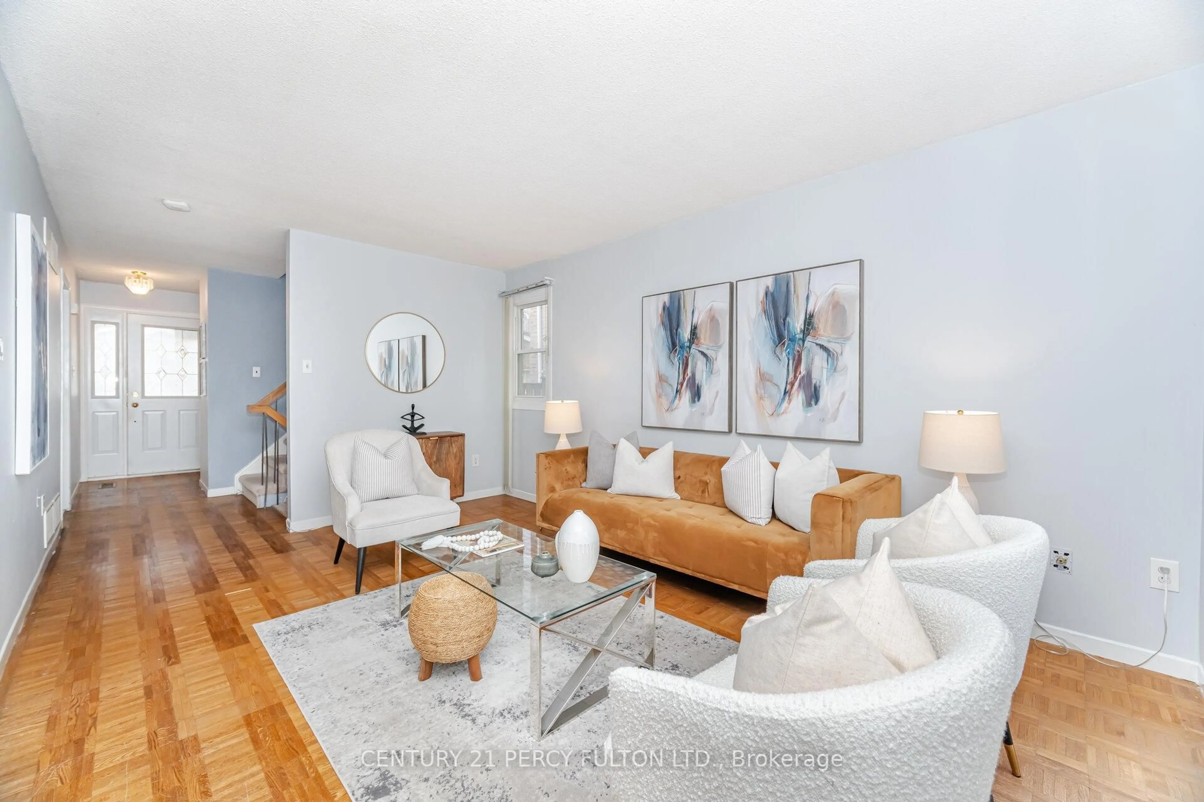 Living room with furniture, unknown for 37 Ambercroft Blvd, Toronto Ontario M1W 2Z6