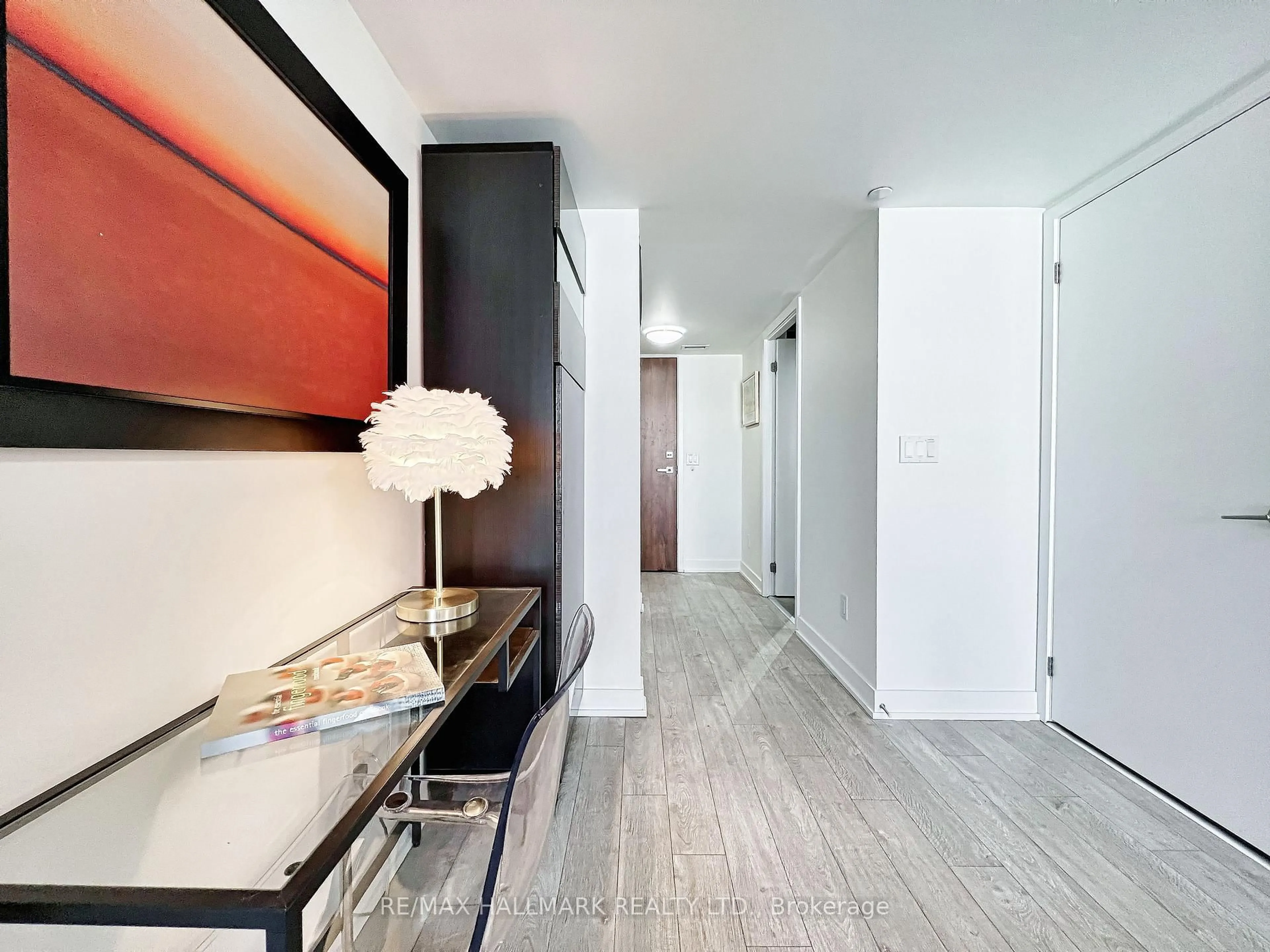 Indoor entryway for 30 Baseball Pl #721, Toronto Ontario M4M 0E8