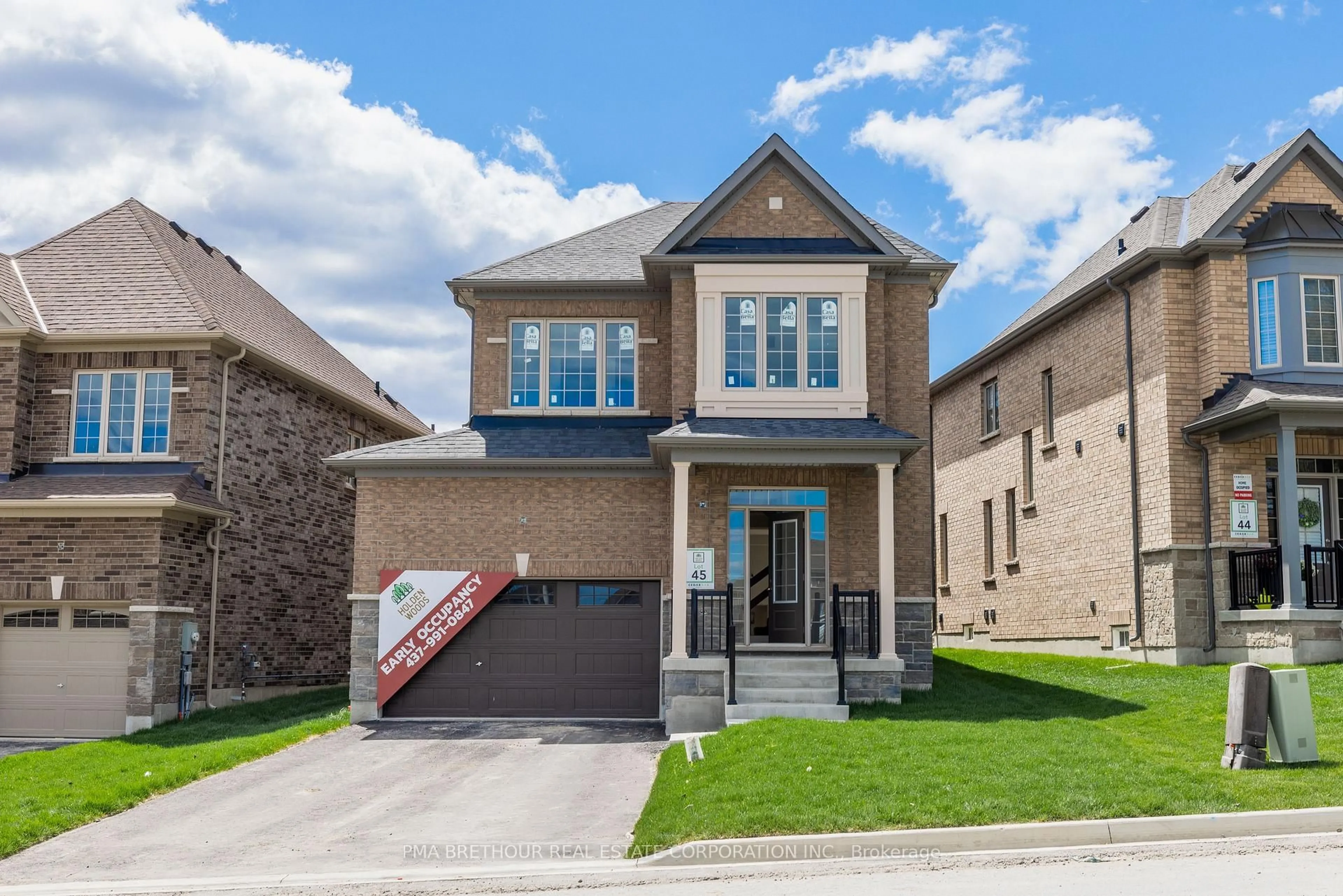 Home with brick exterior material, street for 14 Forestlane Way, Scugog Ontario L9L 0B2