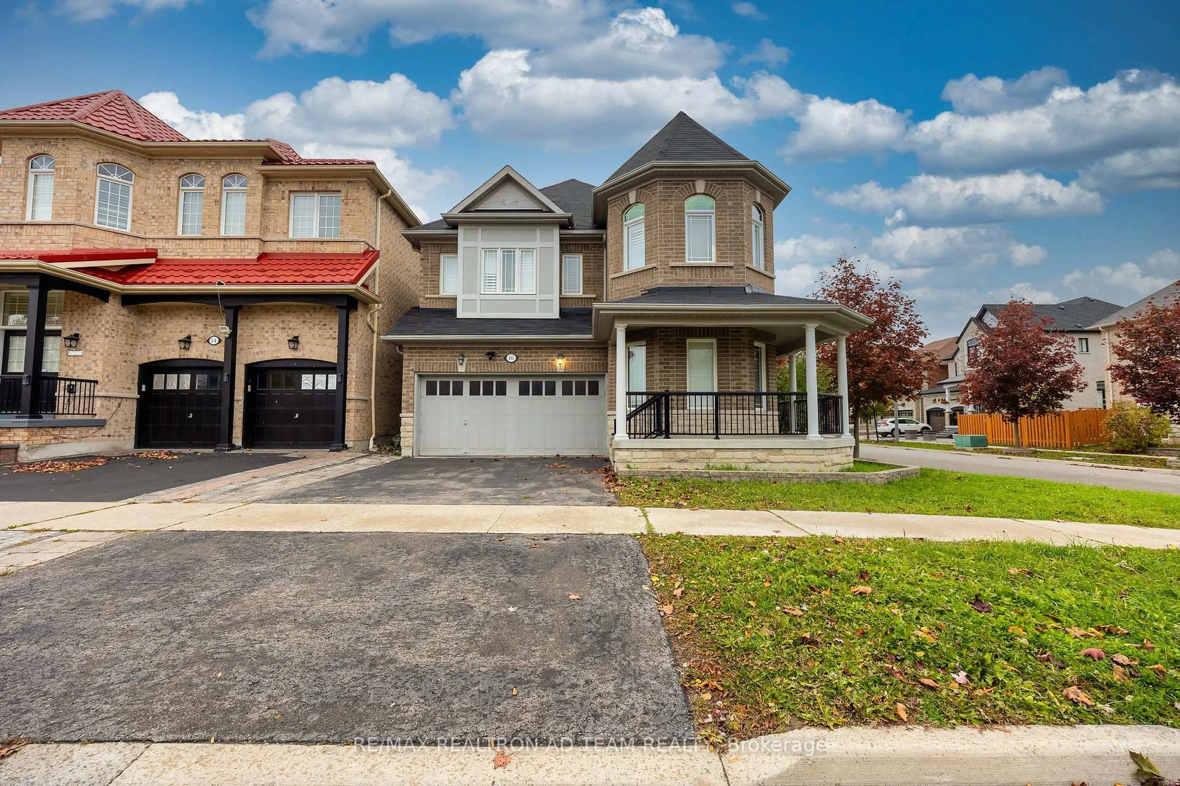 Home with brick exterior material, street for 16 Snowling Dr, Ajax Ontario L1Z 0M2