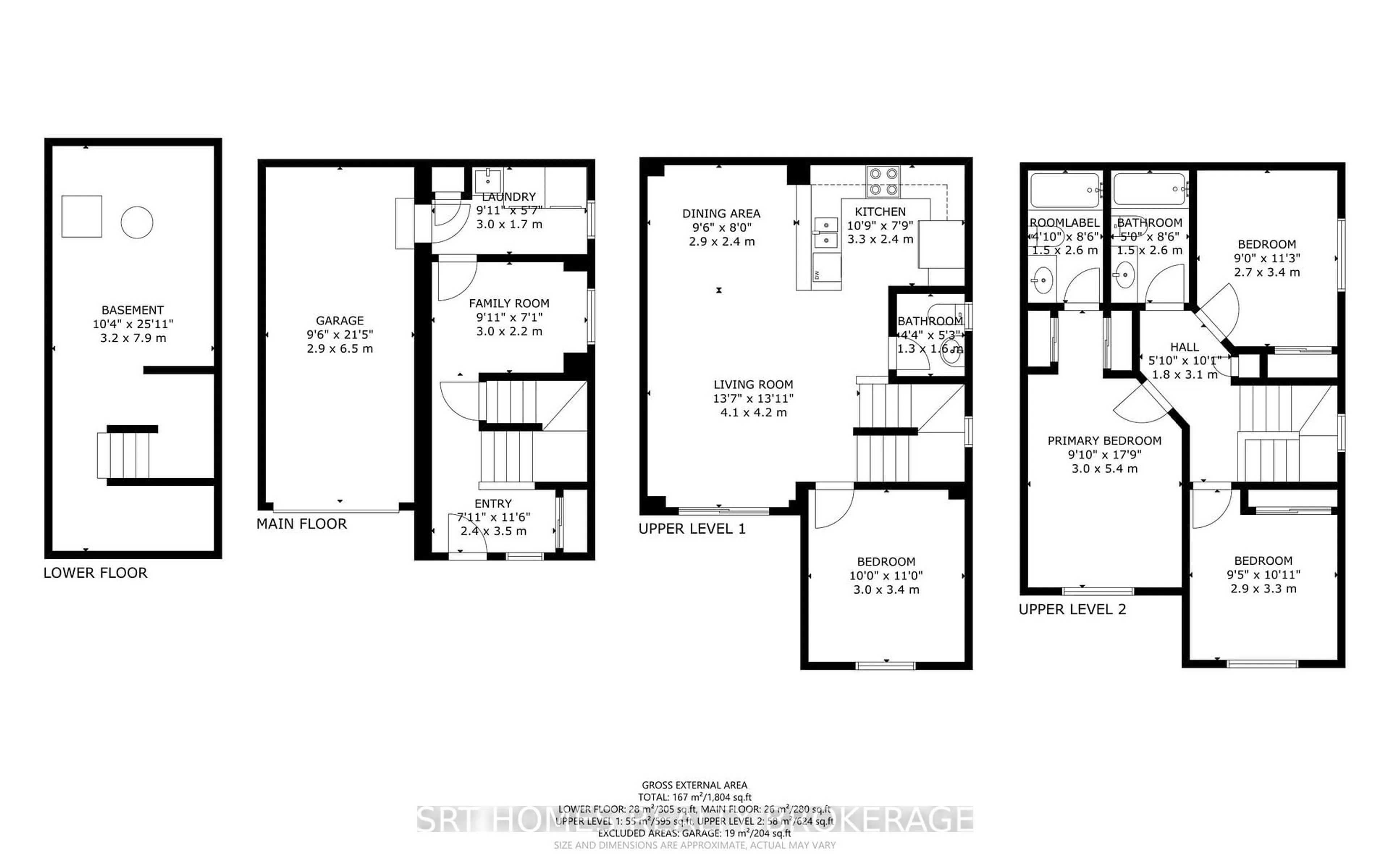 Floor plan for 21 Webbford St, Ajax Ontario L1S 0A8