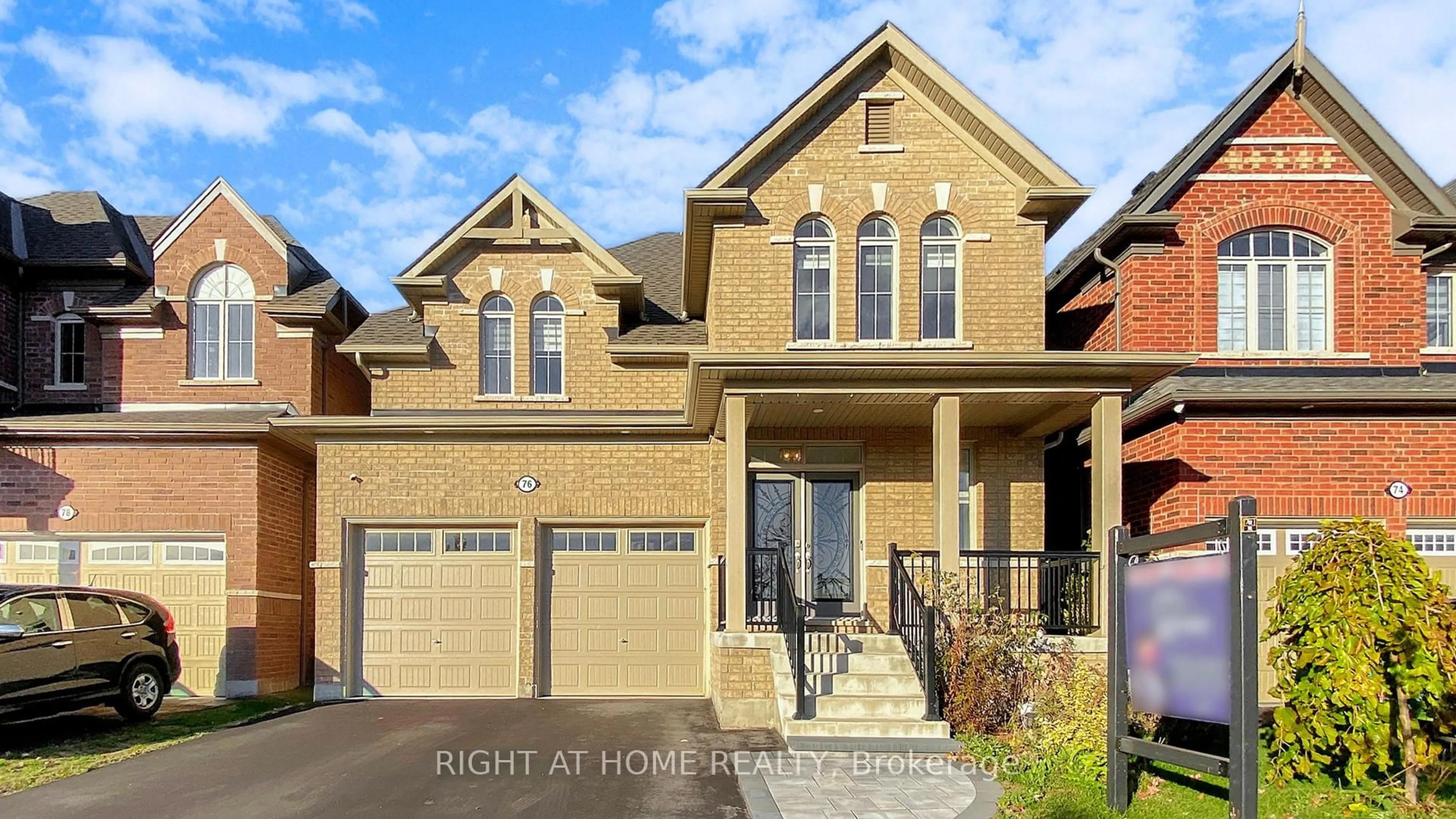 Home with brick exterior material, street for 76 Auckland Dr, Whitby Ontario L1P 0G7