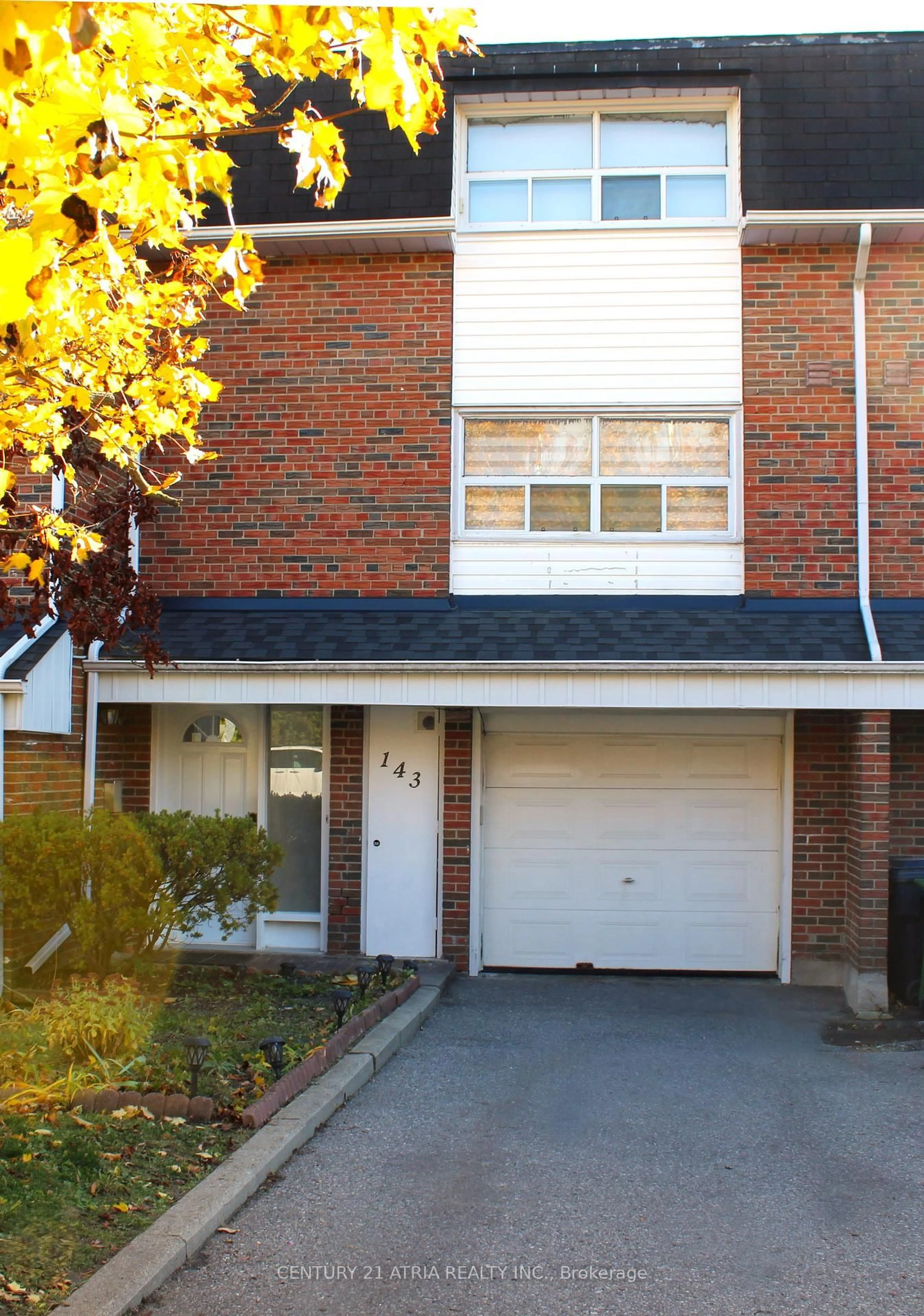 Home with brick exterior material, street for 143 Purpledusk Tr, Toronto Ontario M1E 4C9