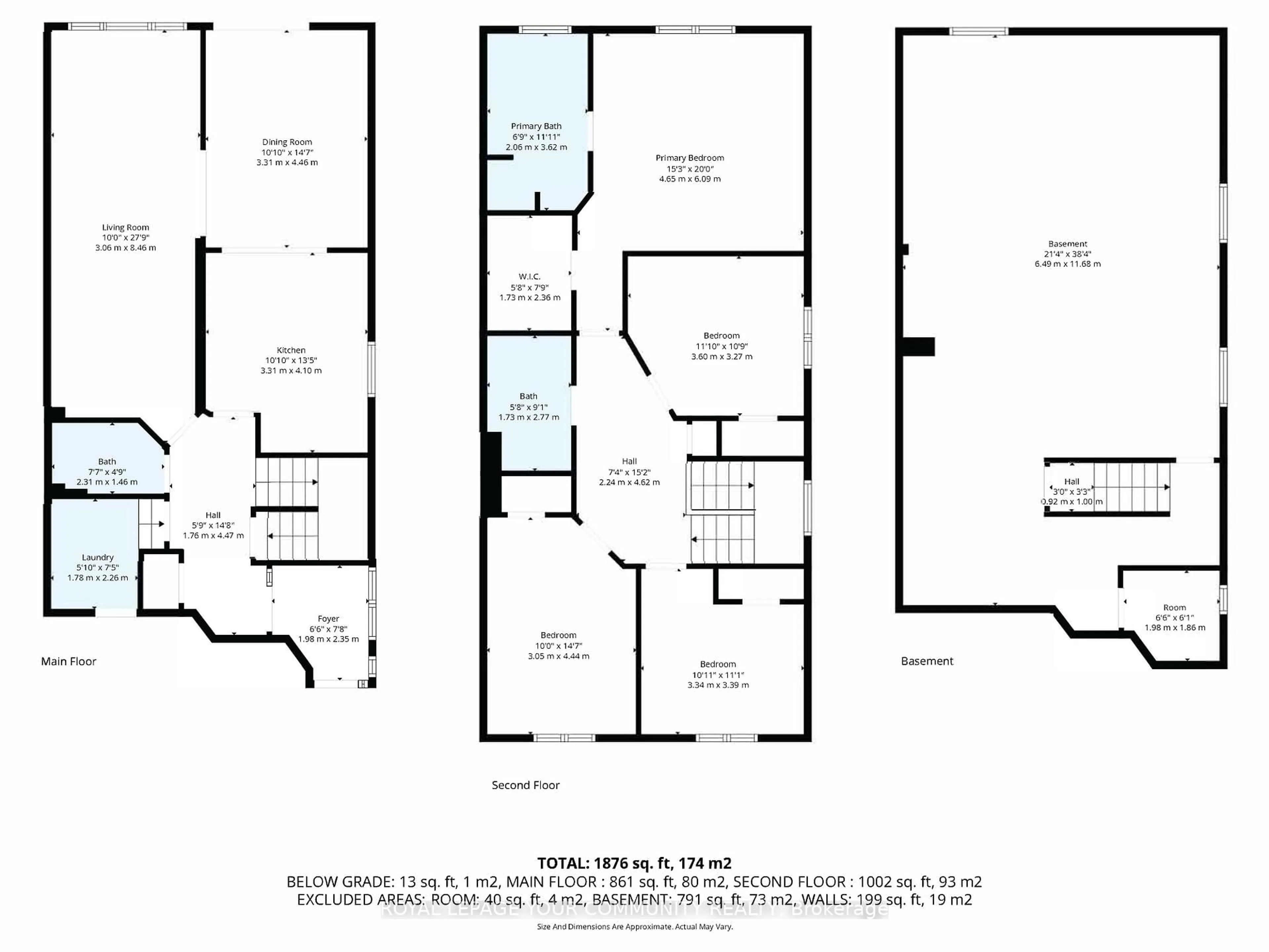 Floor plan for 58 Deanscroft Sq, Toronto Ontario M1E 4W9