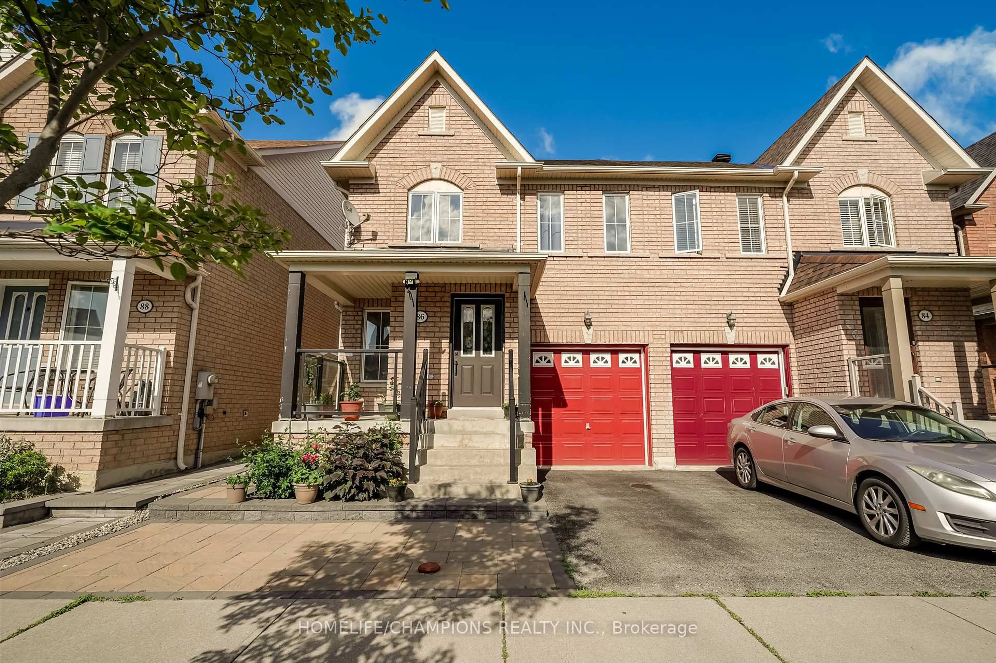 Home with brick exterior material, street for 86 Carpendale Cres, Ajax Ontario L1Z 2B3