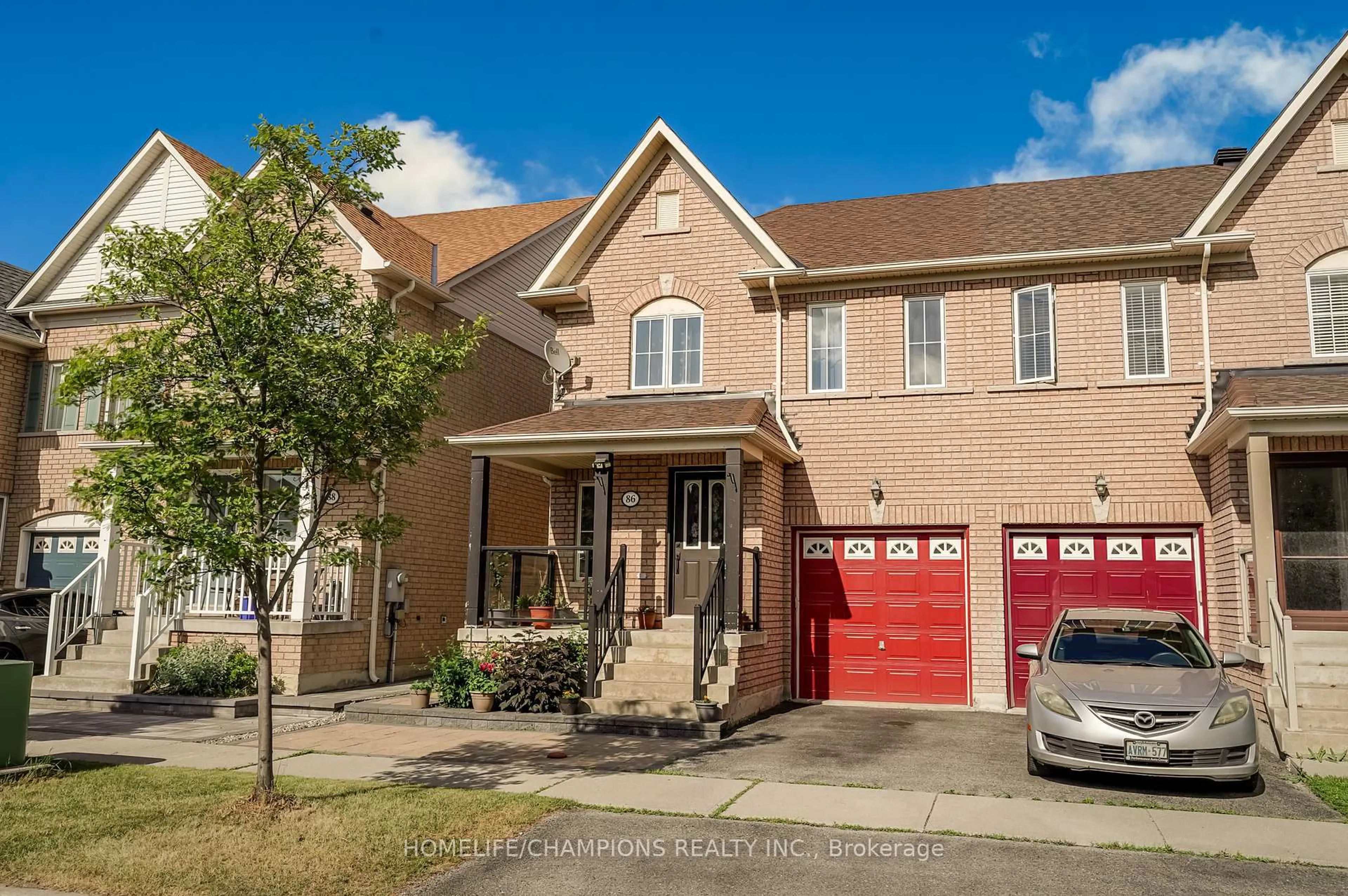 Home with brick exterior material, street for 86 Carpendale Cres, Ajax Ontario L1Z 2B3