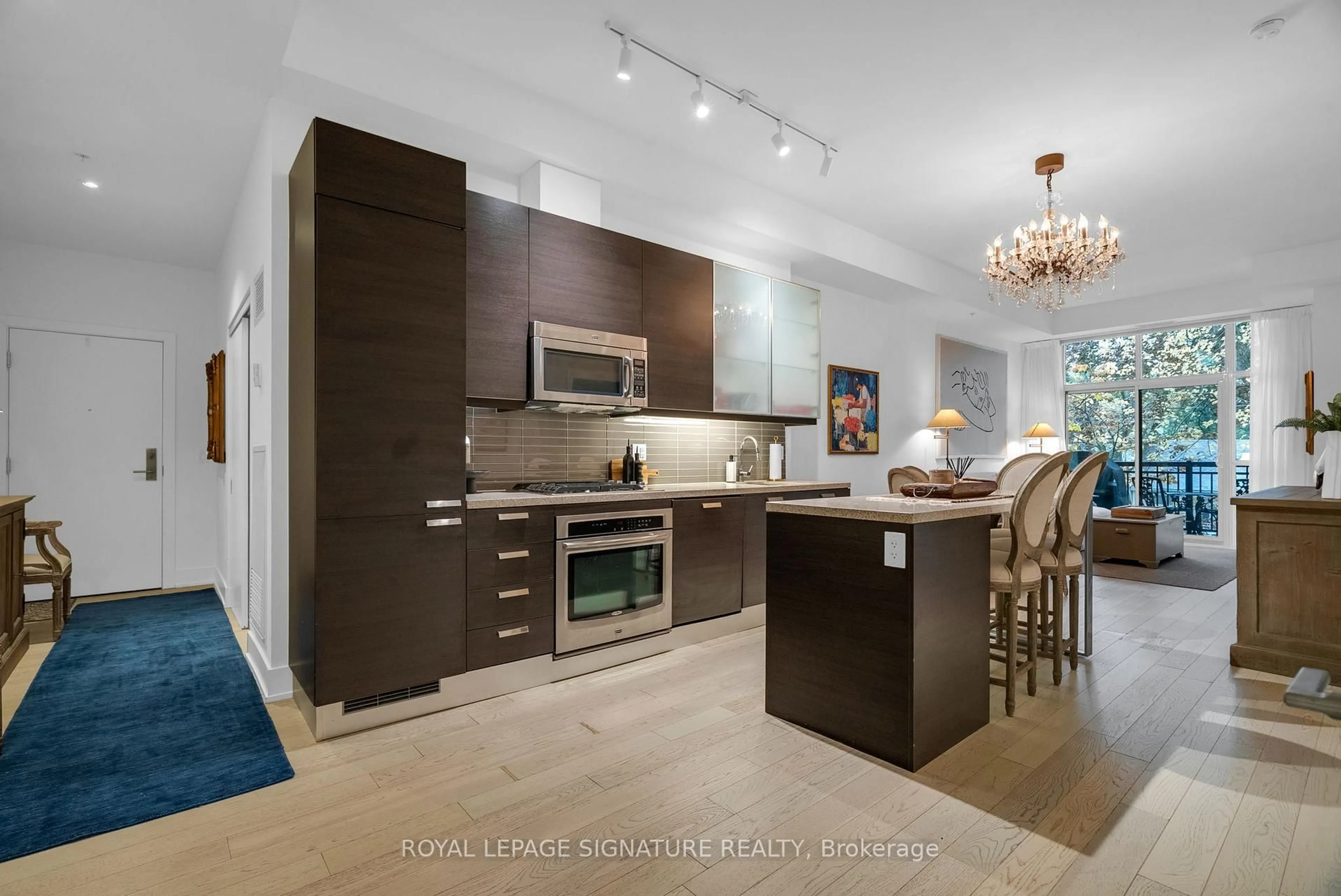 Open concept kitchen, unknown for 66 Kippendavie Ave #206, Toronto Ontario M4L 0A4