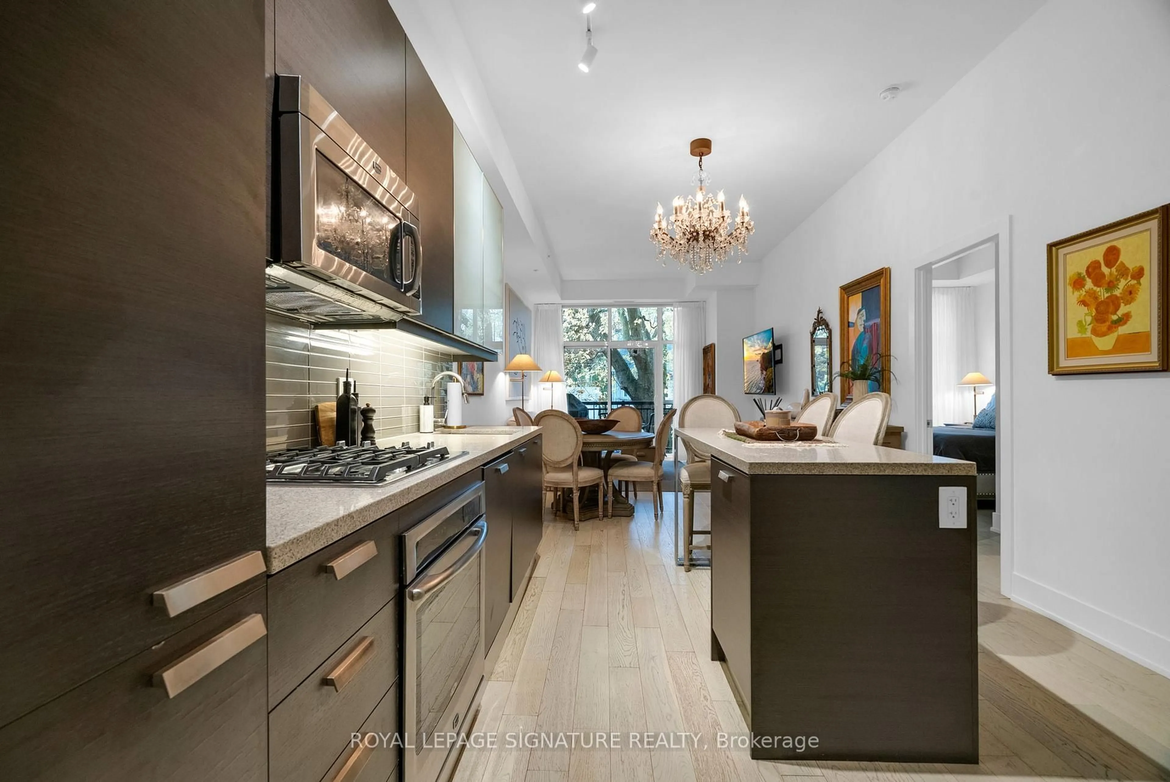 Open concept kitchen, unknown for 66 Kippendavie Ave #206, Toronto Ontario M4L 0A4