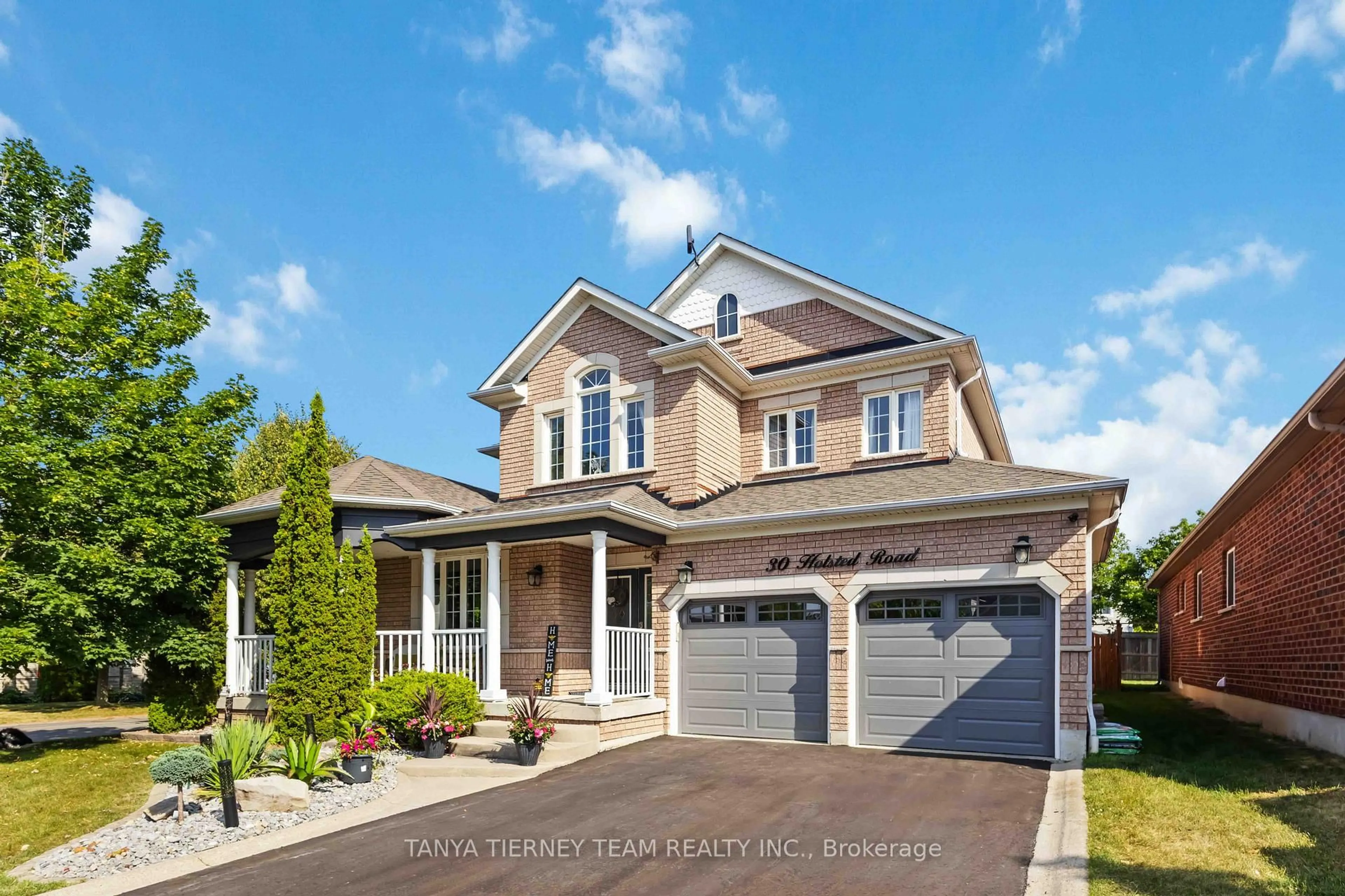 Home with brick exterior material, street for 30 Holsted Rd, Whitby Ontario L1M 2B9