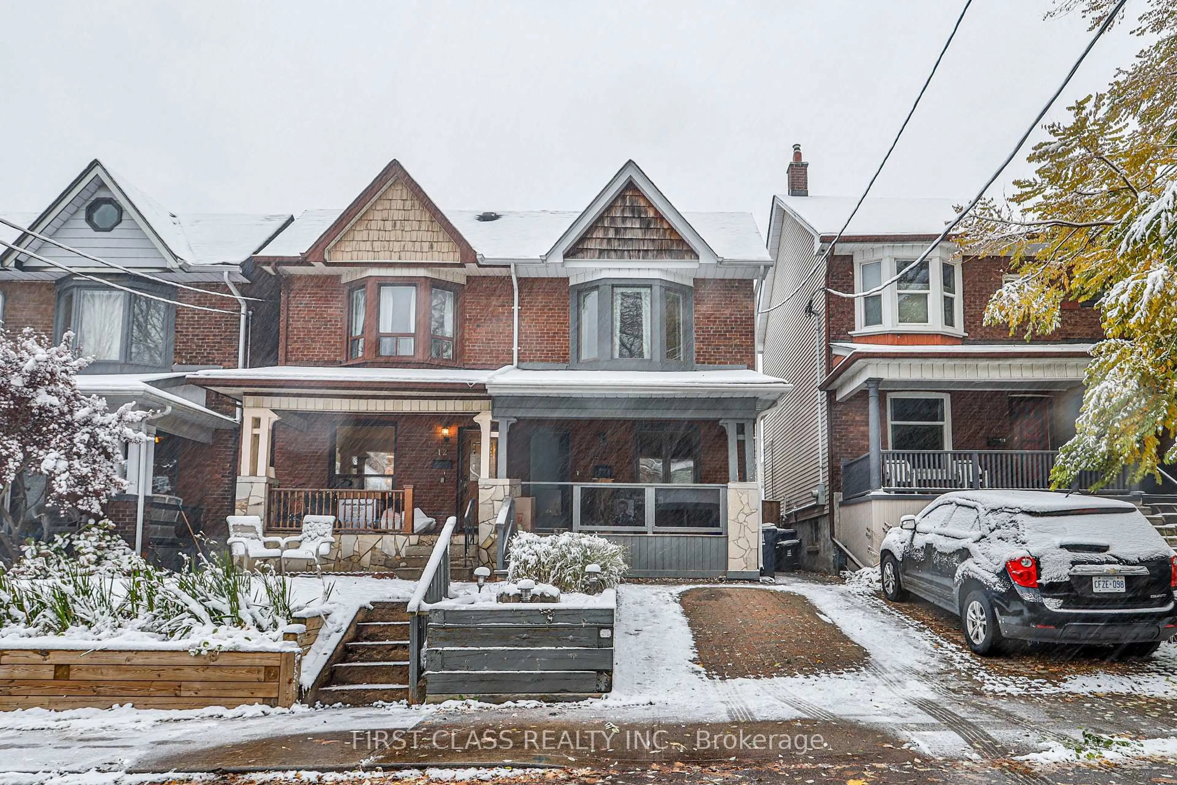 Home with brick exterior material, street for 14 Herbert Ave, Toronto Ontario M4L 3P9