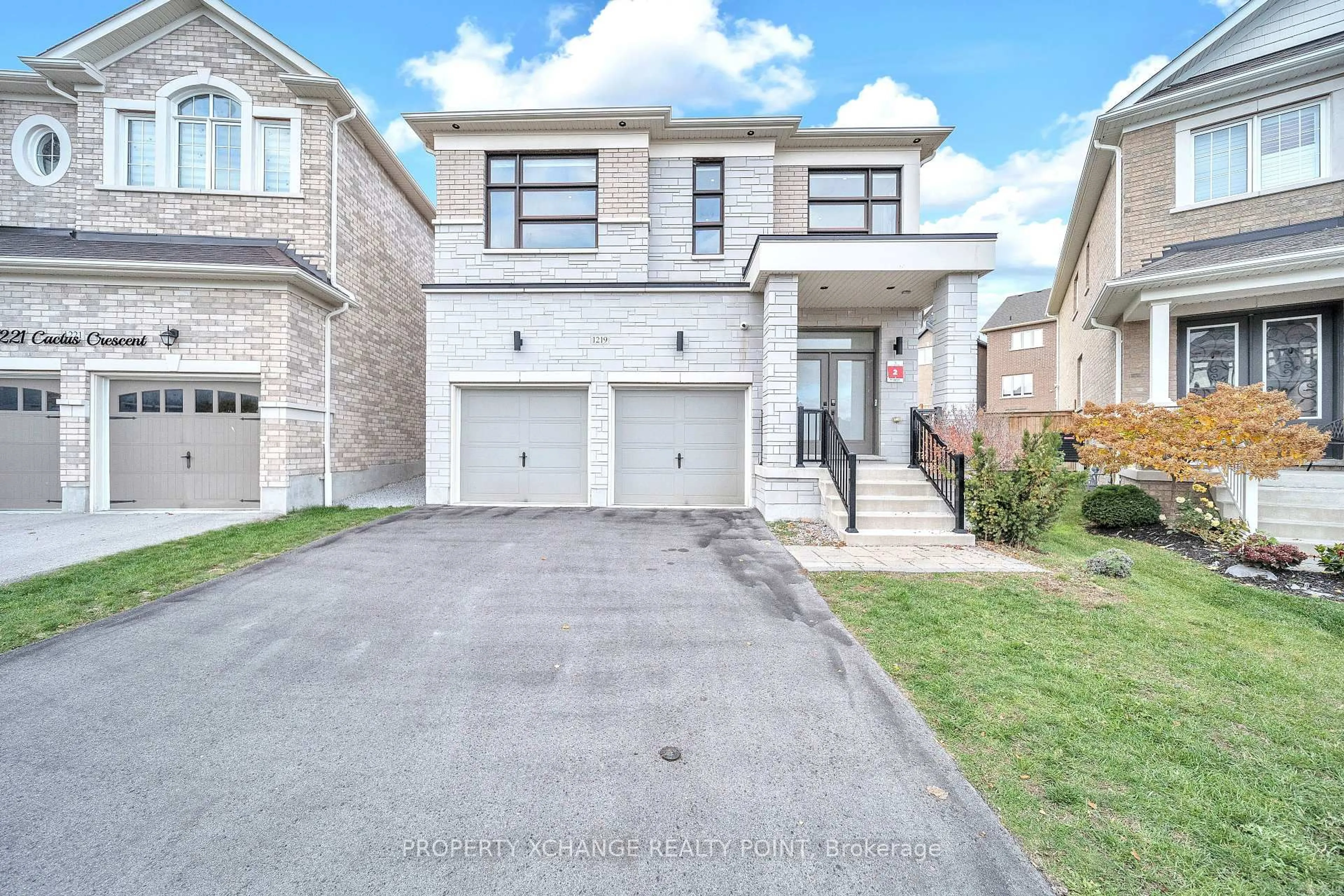 Home with brick exterior material, street for 1219 Cactus Cres, Pickering Ontario L1V 2P8