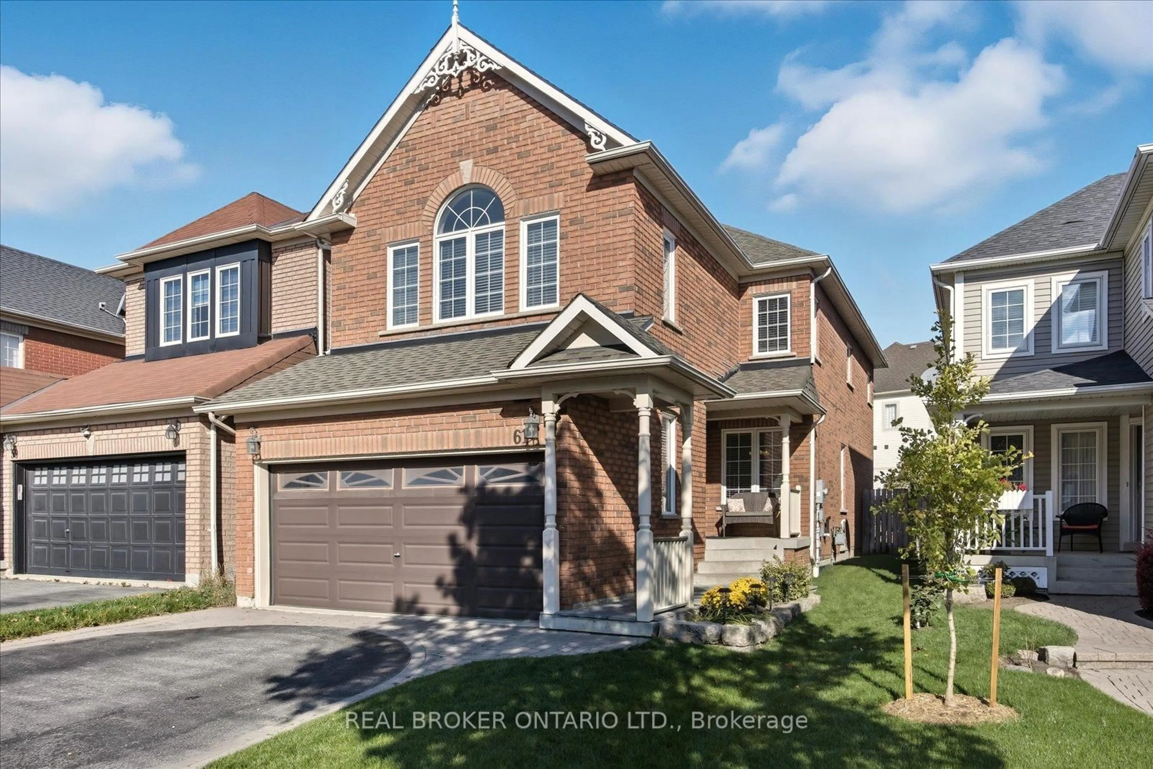 Home with brick exterior material, street for 61 Aster Cres, Whitby Ontario L1M 1J8