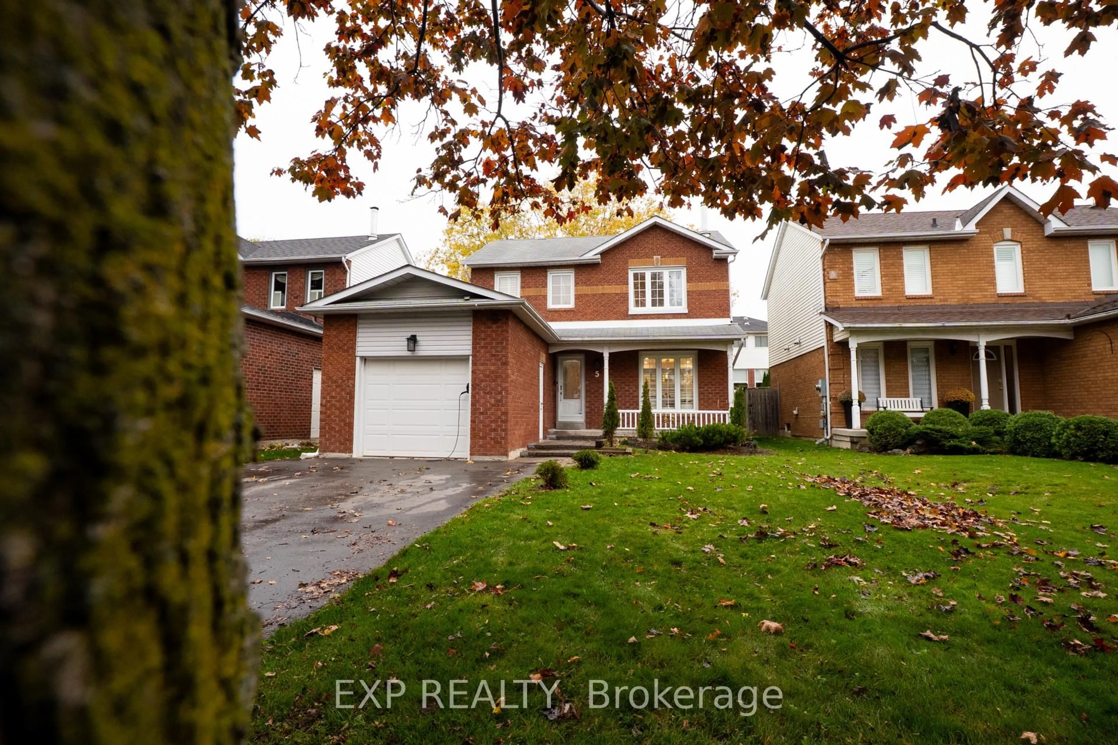 Home with brick exterior material, street for 5 Rutherford Dr, Clarington Ontario L1B 1G7