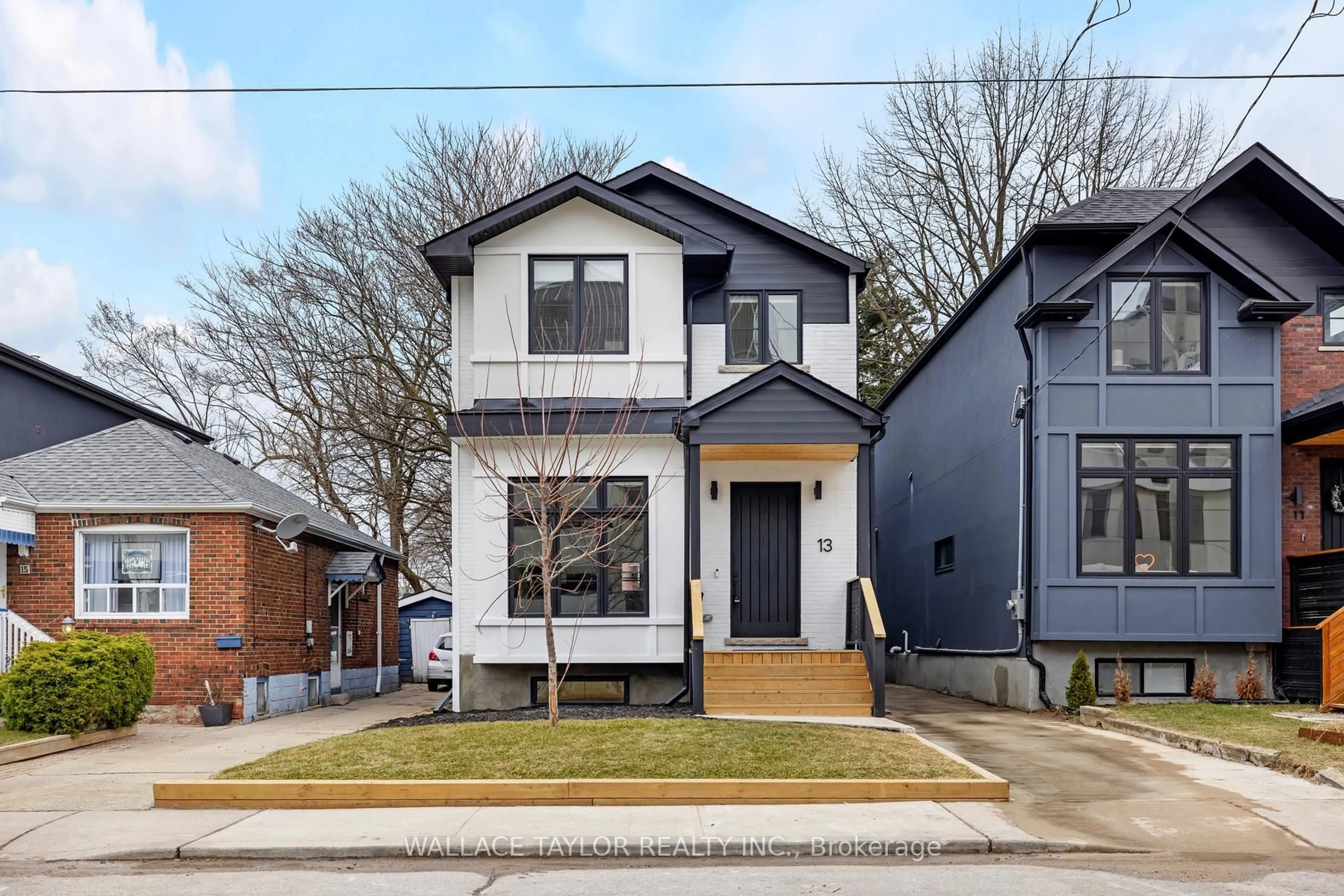 Home with brick exterior material, street for 13 Knight St, Toronto Ontario M4C 3K8