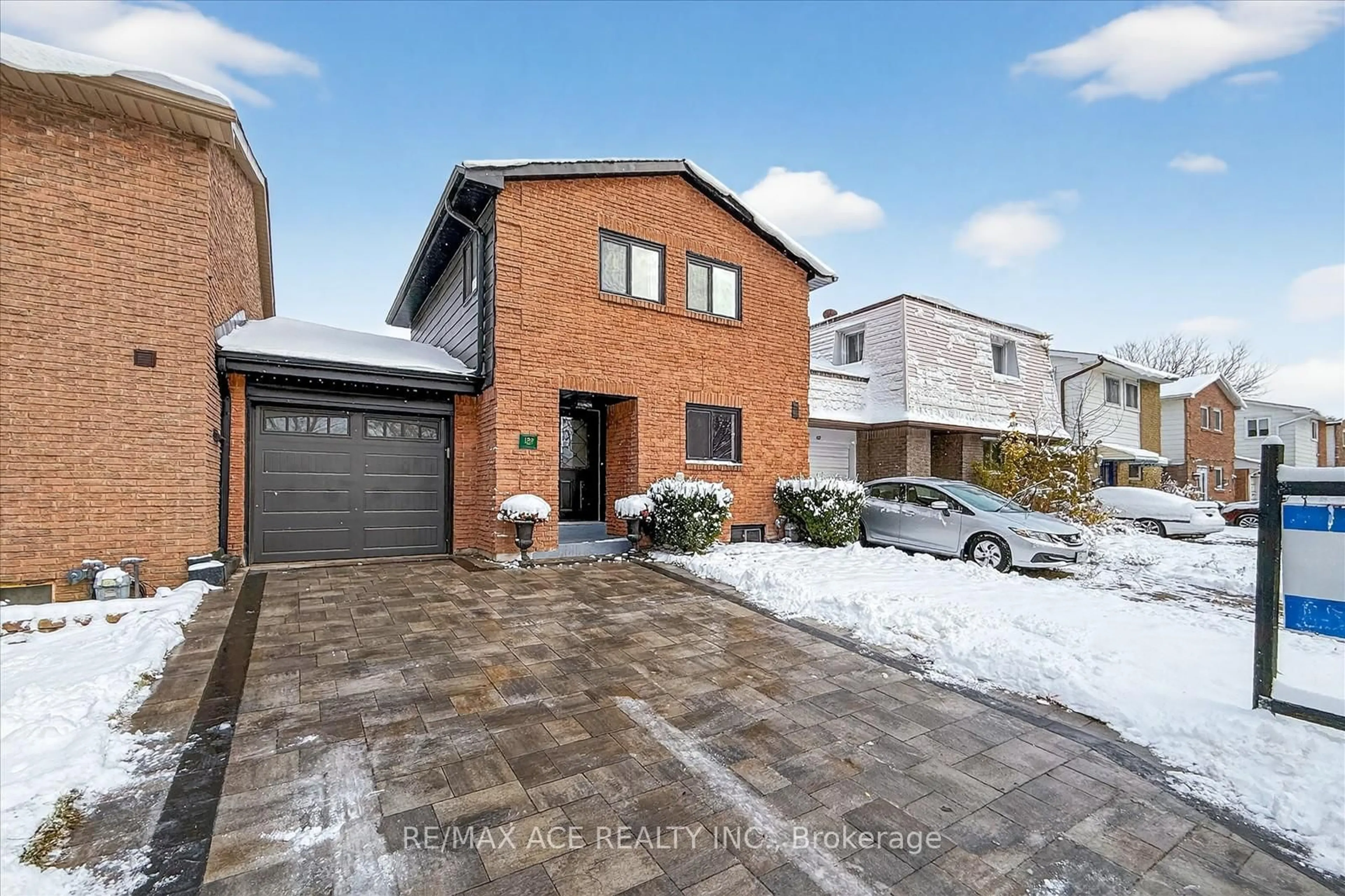 Home with brick exterior material, street for 100 Brimwood Blvd, Toronto Ontario M1V 1C2
