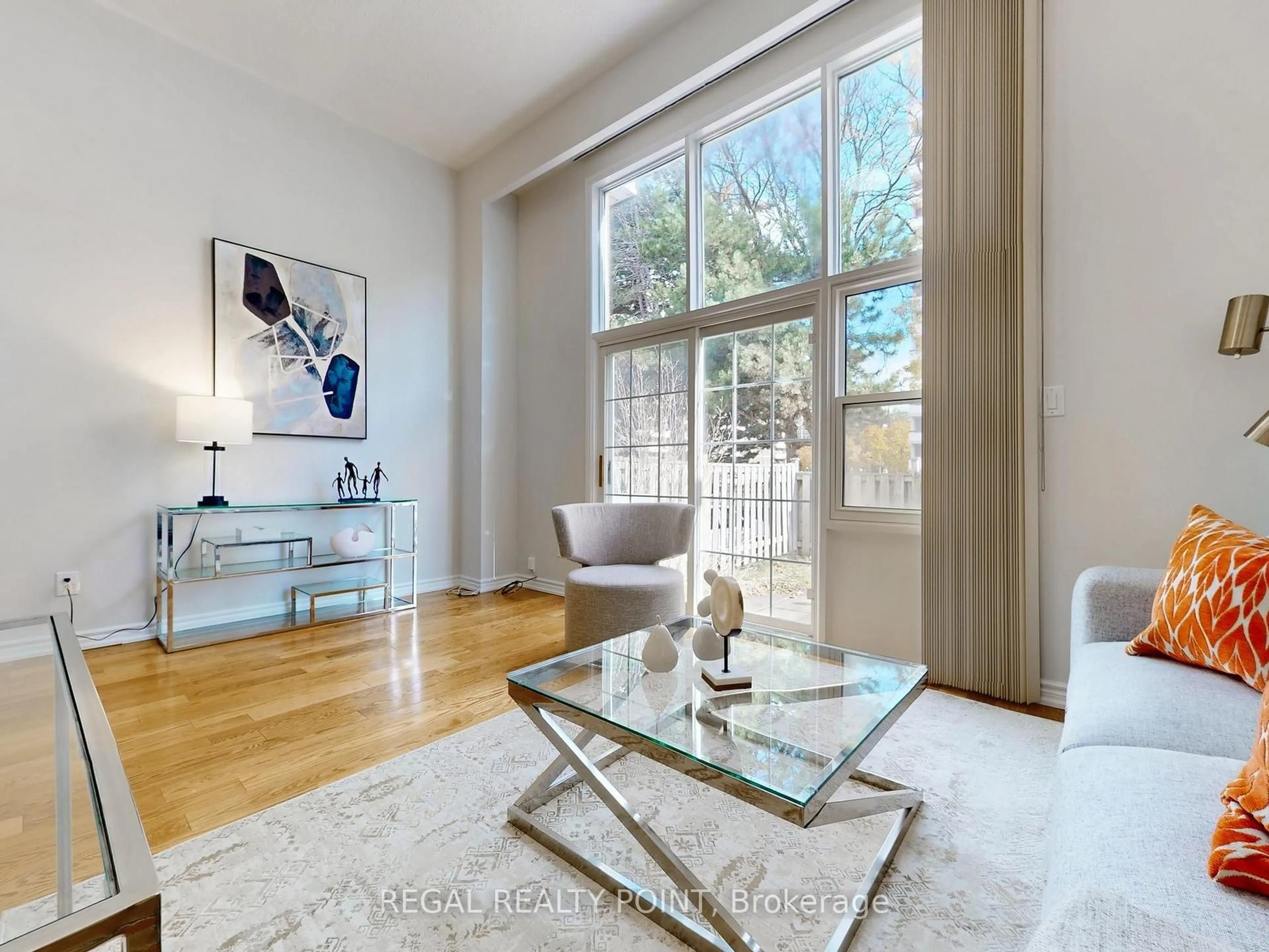 Living room with furniture, unknown for 100 Bridletowne Circ #63, Toronto Ontario M1W 2G8