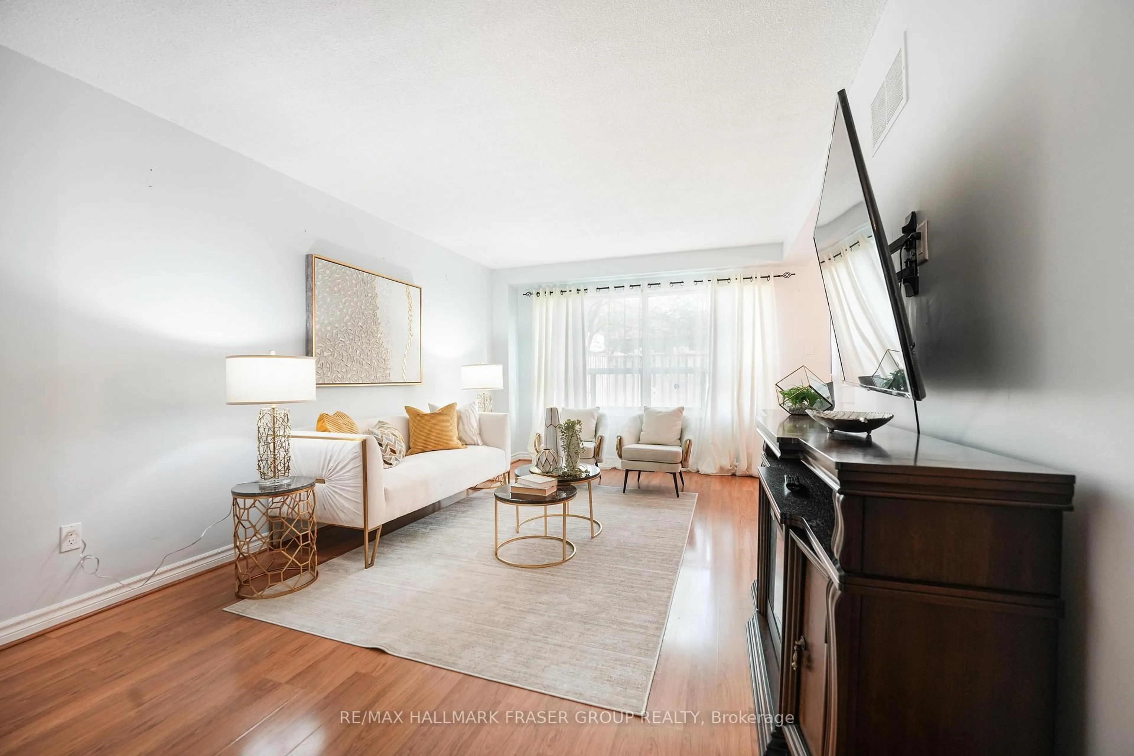Living room with furniture, unknown for 1975 Memory Lane #24, Pickering Ontario L1V 3M3