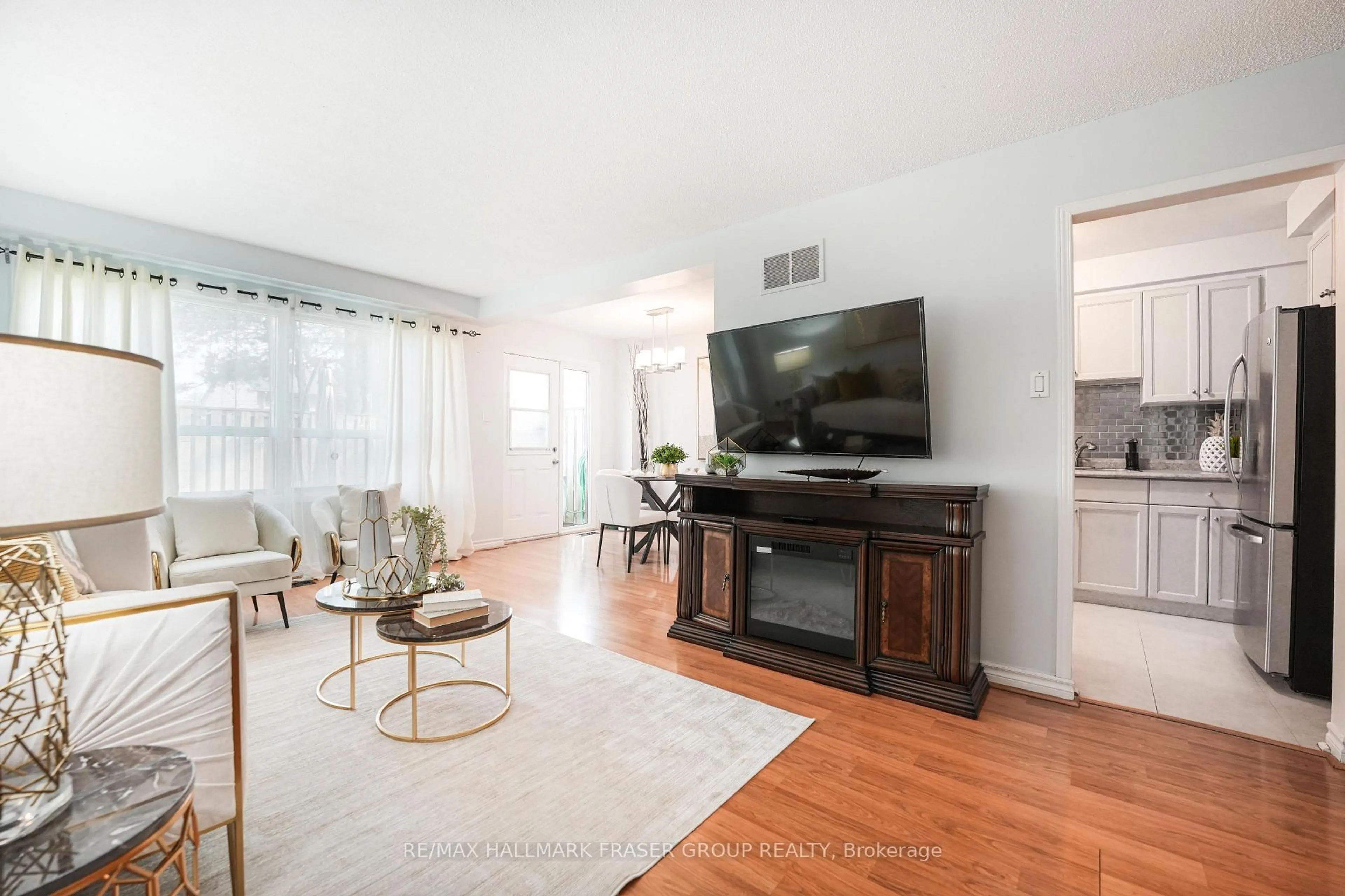 Living room with furniture, unknown for 1975 Memory Lane #24, Pickering Ontario L1V 3M3