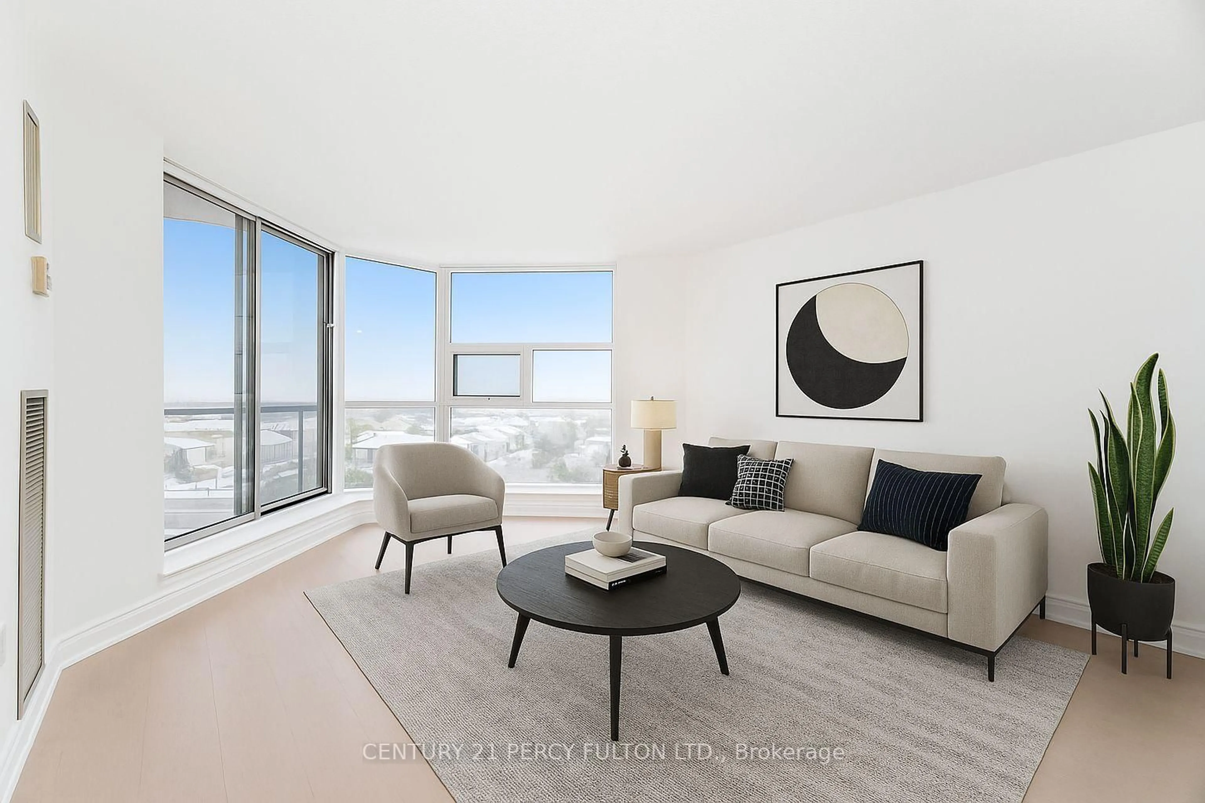 Living room with furniture, unknown for 20 Dean Park Rd #1007, Toronto Ontario M1B 3G9