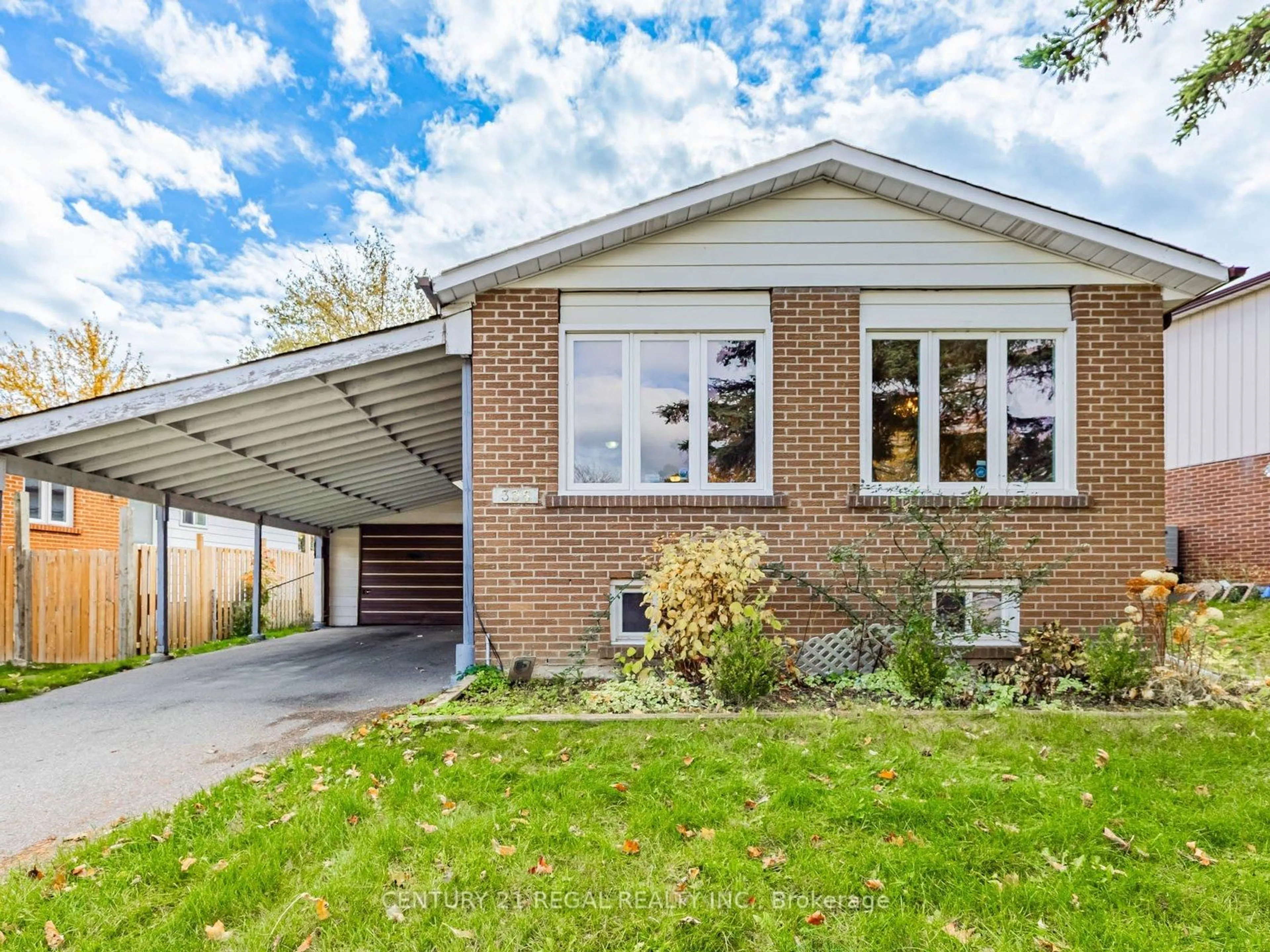 Home with brick exterior material, street for 335 Burrows Hall Blvd, Toronto Ontario M1B 1H6