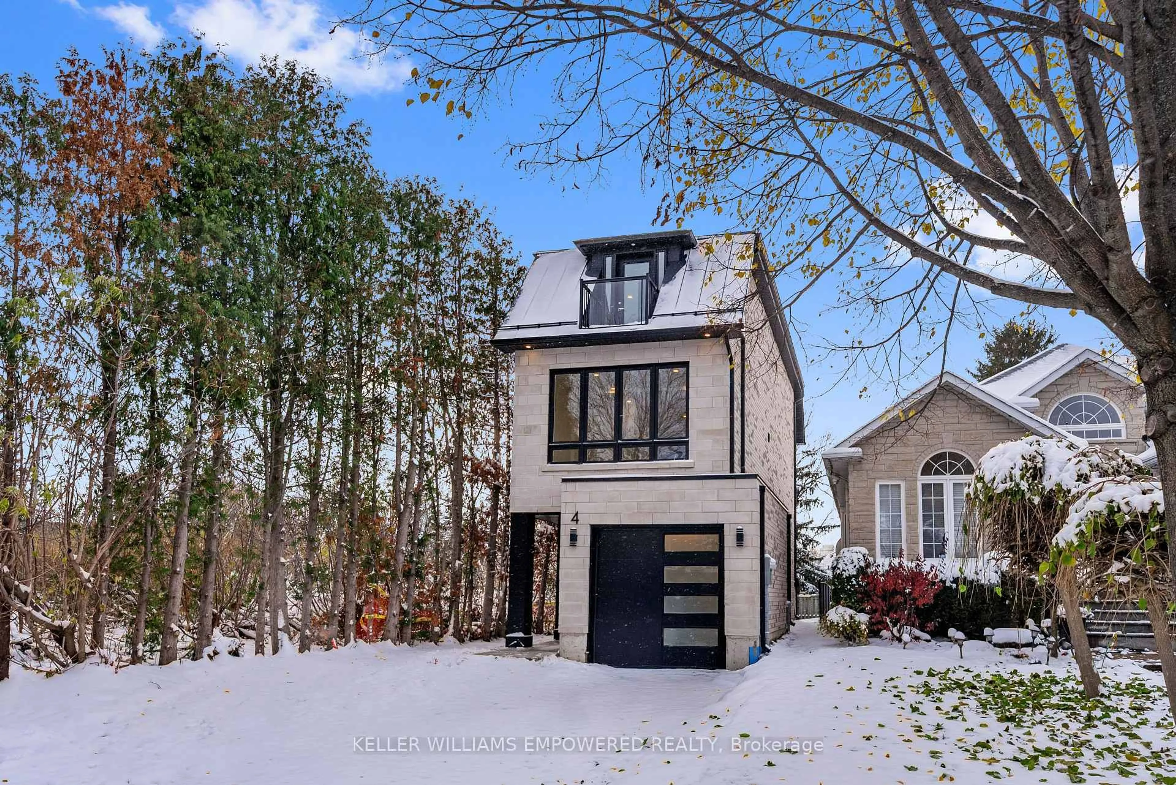 Home with brick exterior material, street for 4 Leafield Dr, Toronto Ontario M1W 2T2