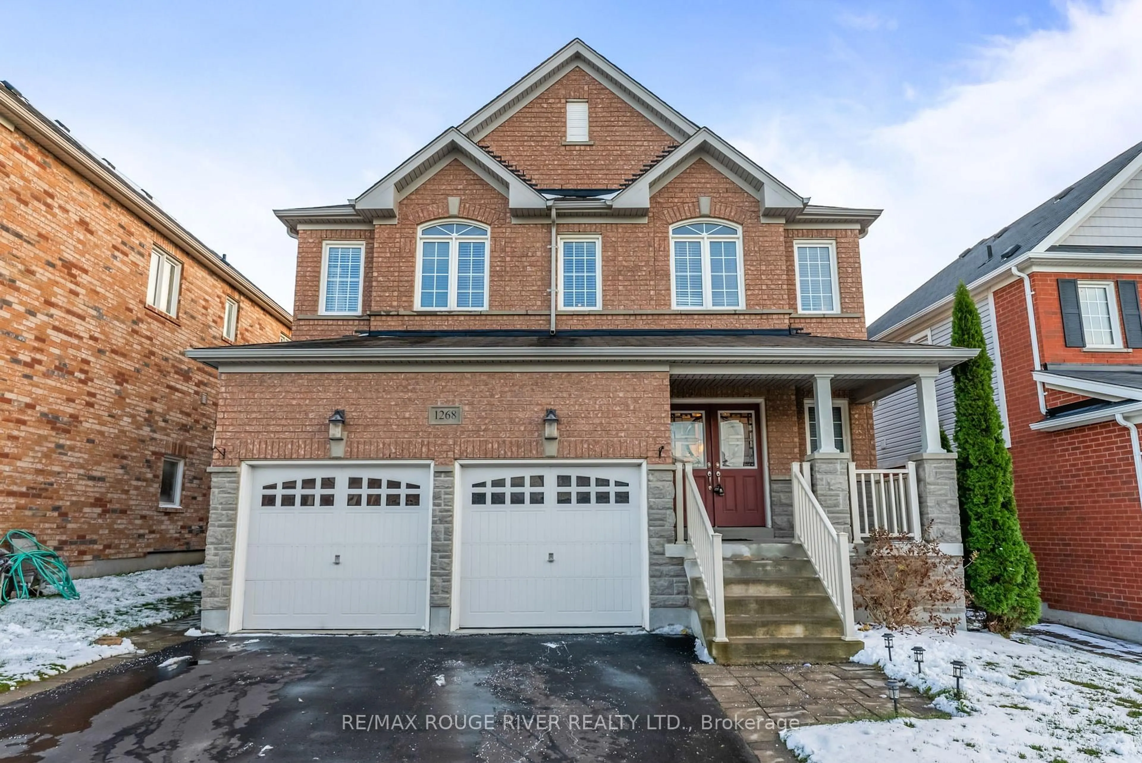 Home with brick exterior material, street for 1268 Salmers Dr, Oshawa Ontario L1K 0R6