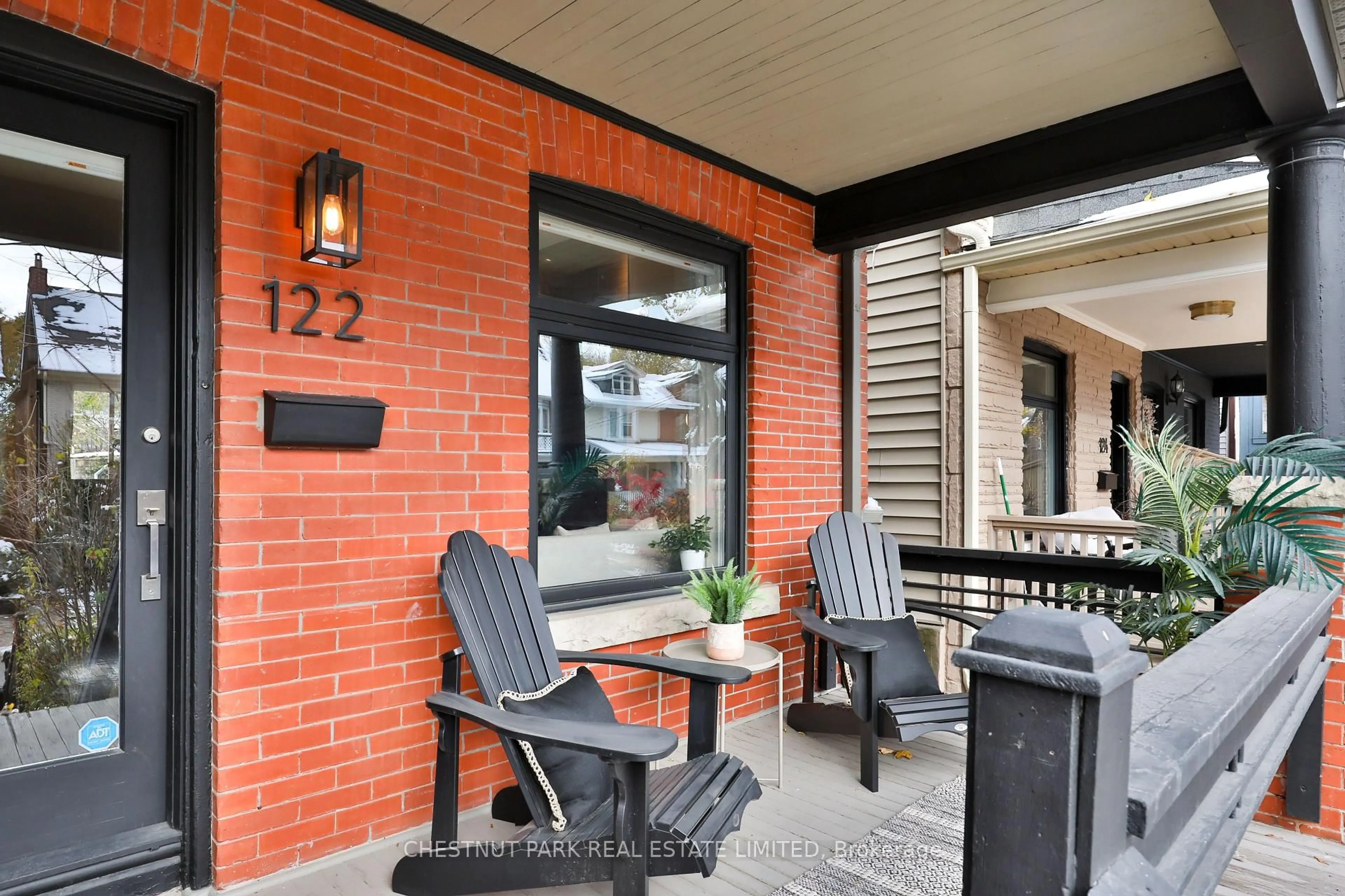 Patio, street for 122 Ivy Ave, Toronto Ontario M4L 2H7