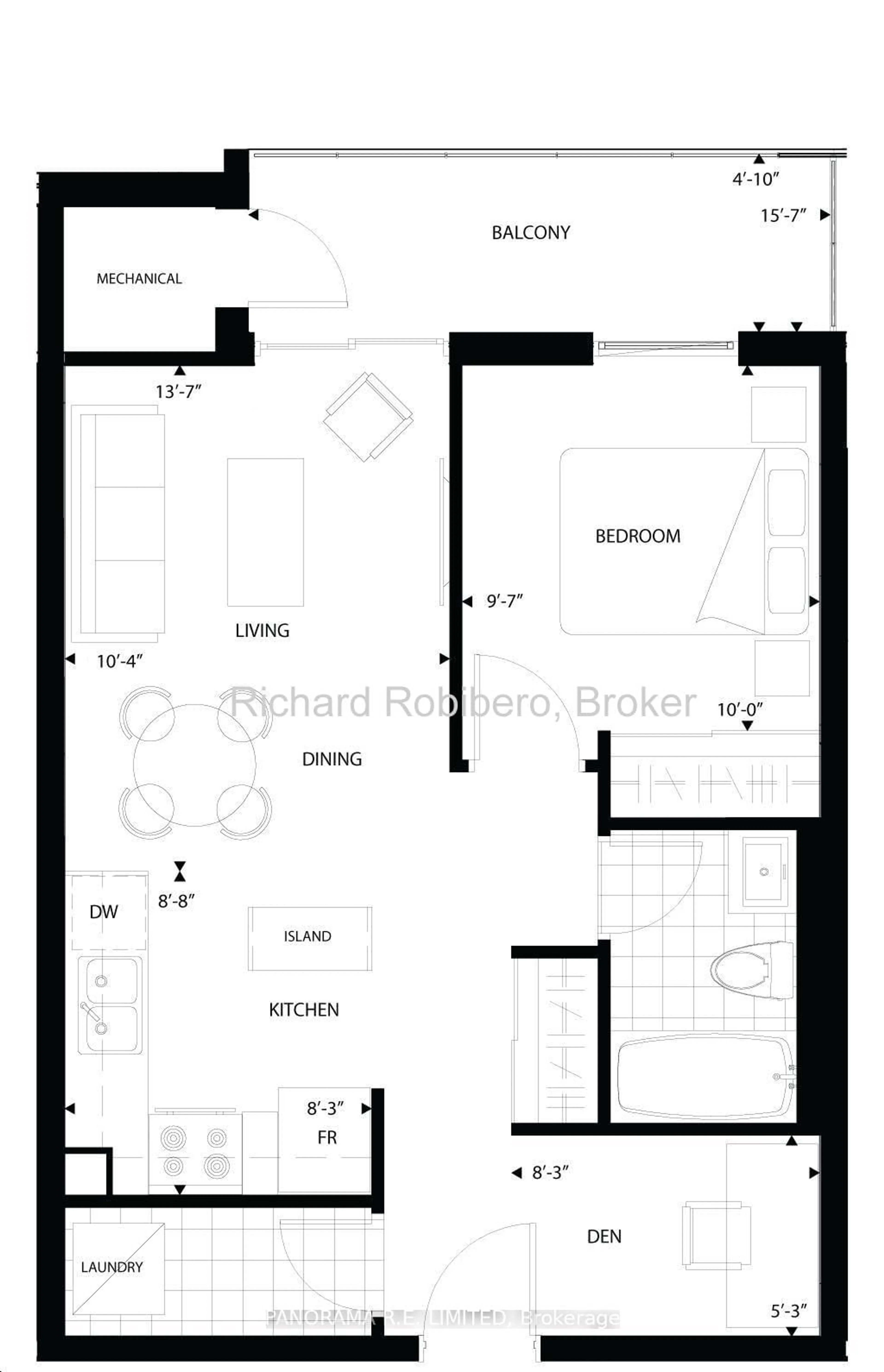 Floor plan for 3560 St Clair Ave #318, Toronto Ontario M1K 2A7