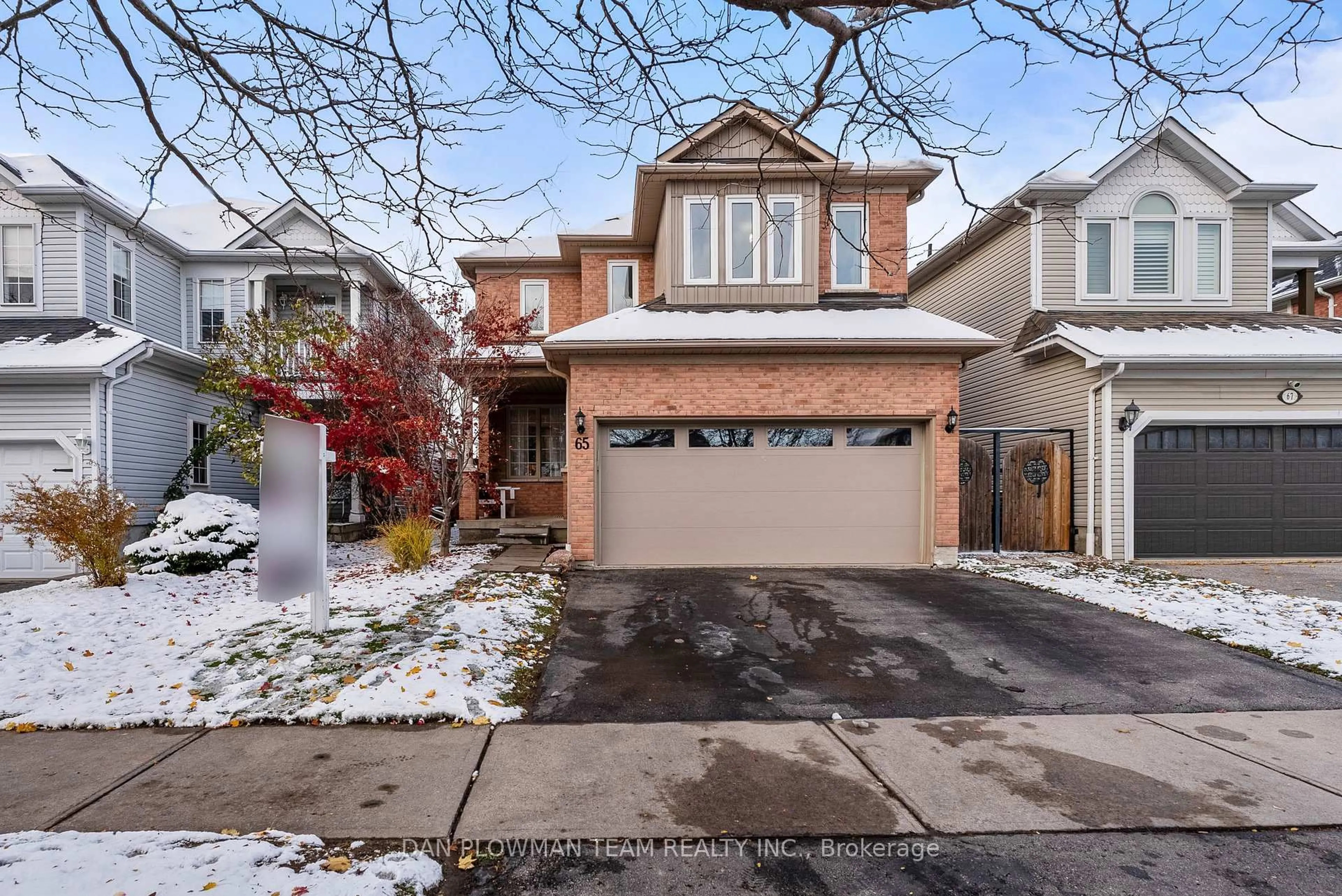 Home with brick exterior material, street for 65 Sandford Cres, Whitby Ontario L1R 2S1