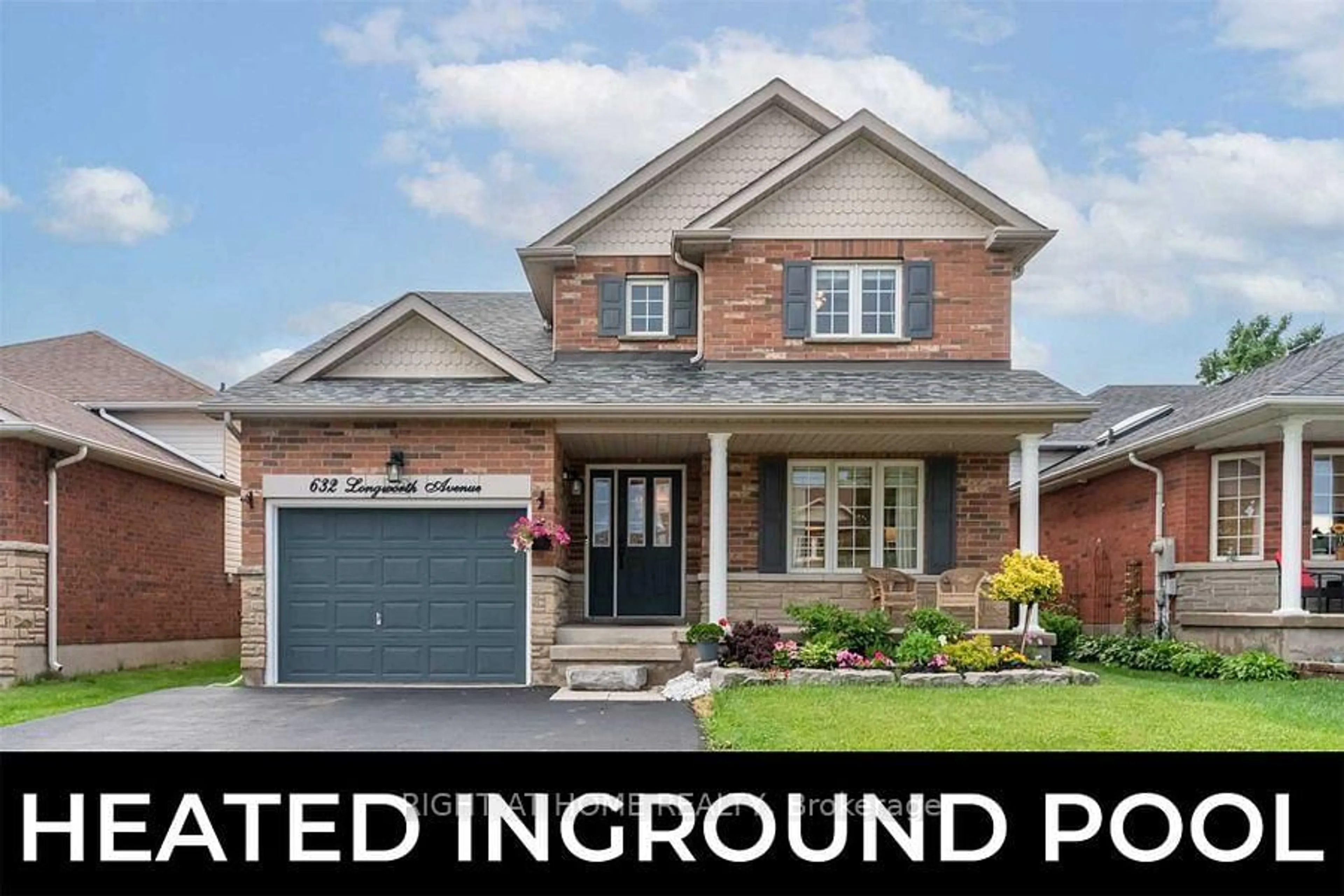 Home with brick exterior material, street for 632 Longworth Ave, Clarington Ontario L1C 5B8