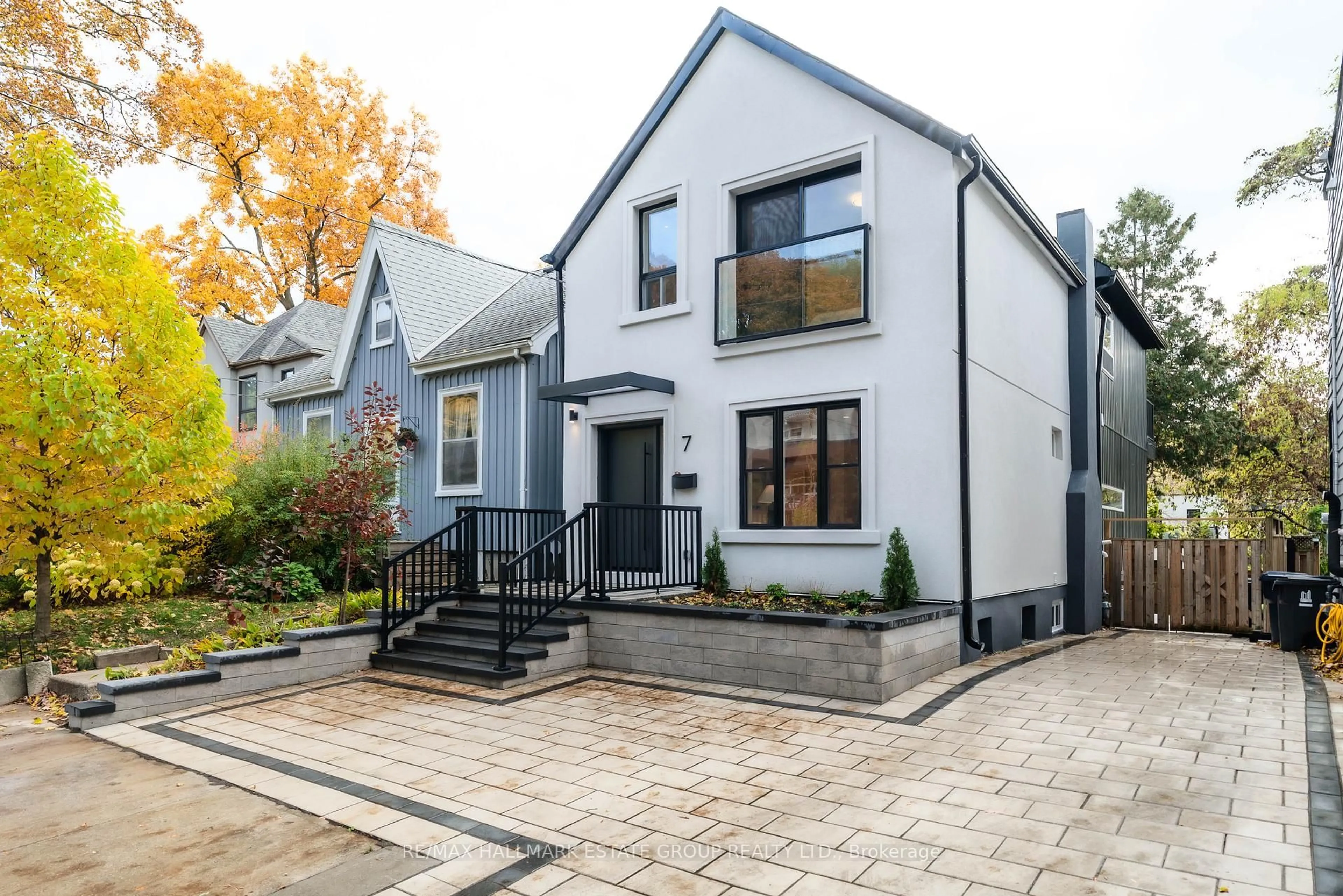 Home with brick exterior material, street for 7 Ivy Ave, Toronto Ontario M4L 2H6