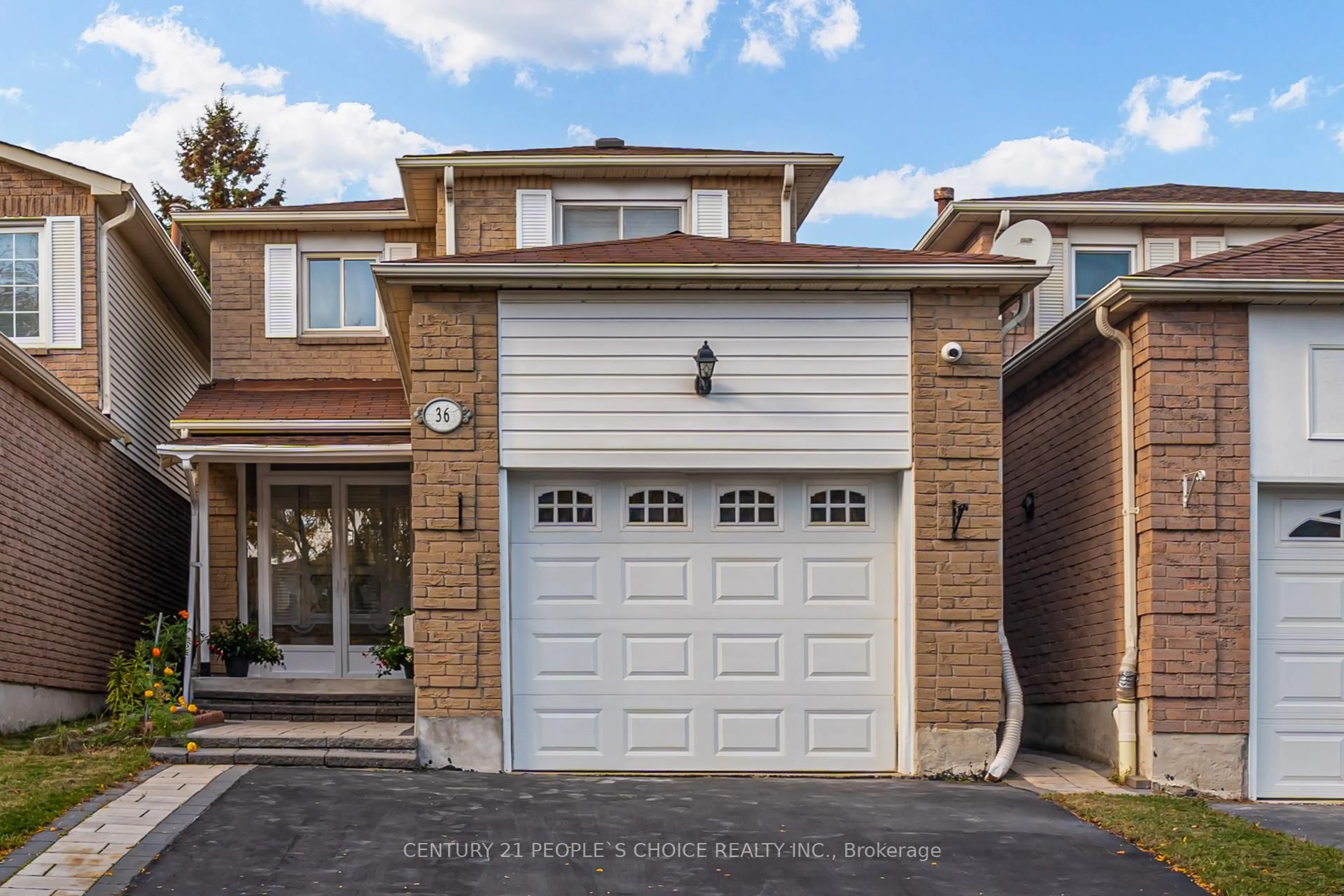 Home with brick exterior material, street for 36 Ponymill Dr, Toronto Ontario M1V 2Y1