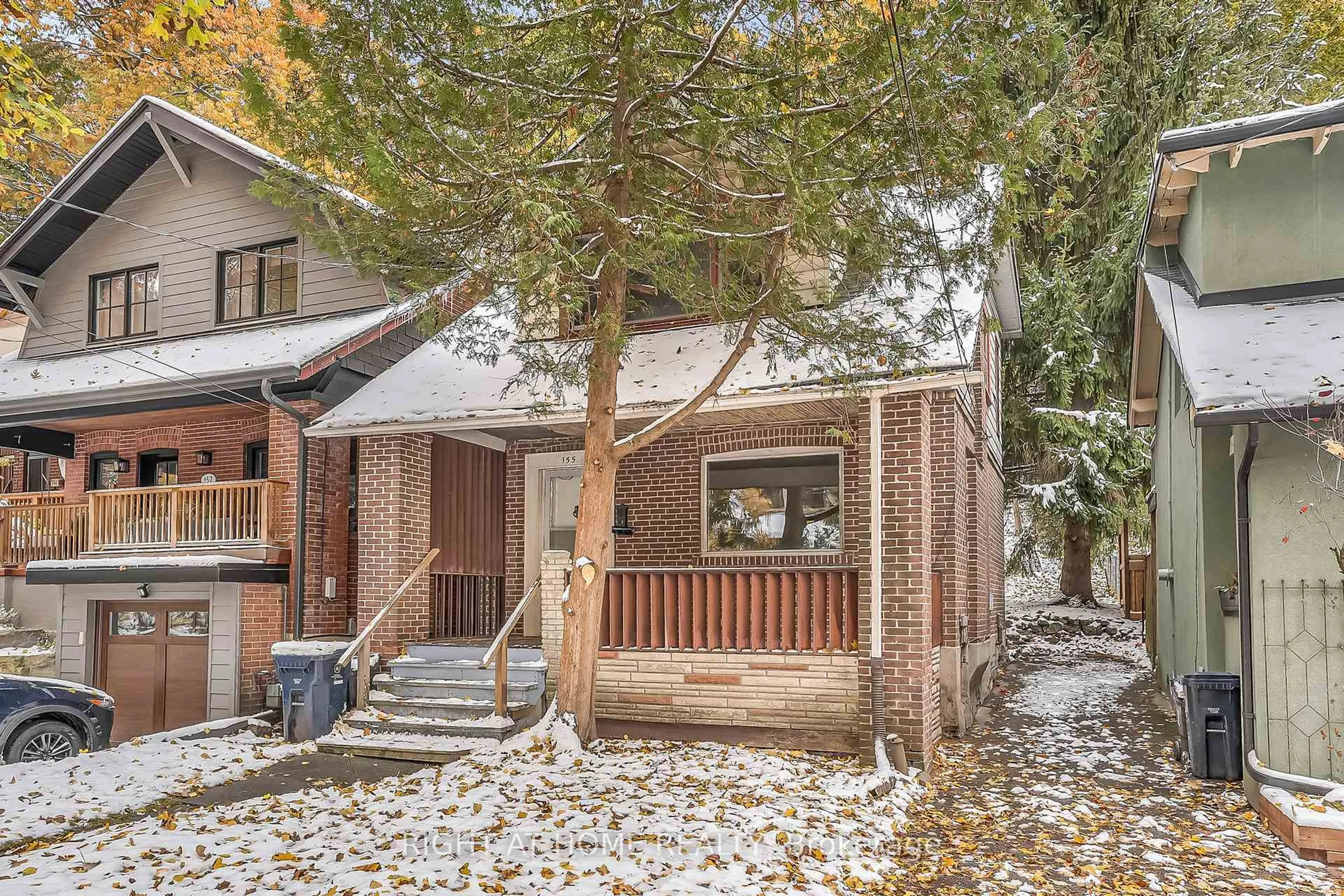 Home with brick exterior material, street for 155 Neville Park Blvd, Toronto Ontario M4E 3P7