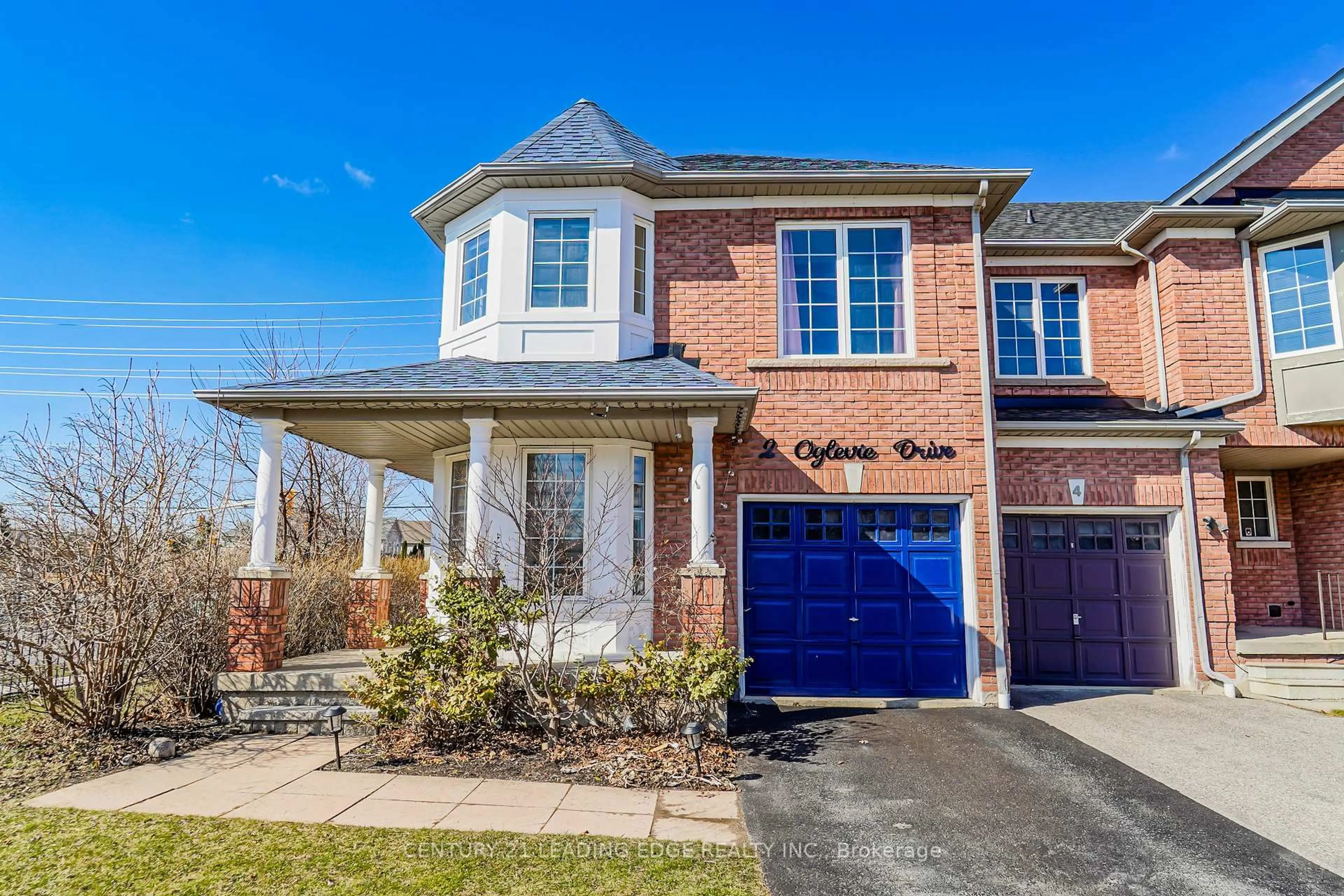 Home with brick exterior material, street for 2 Oglevie Dr, Whitby Ontario L1R 2Y4