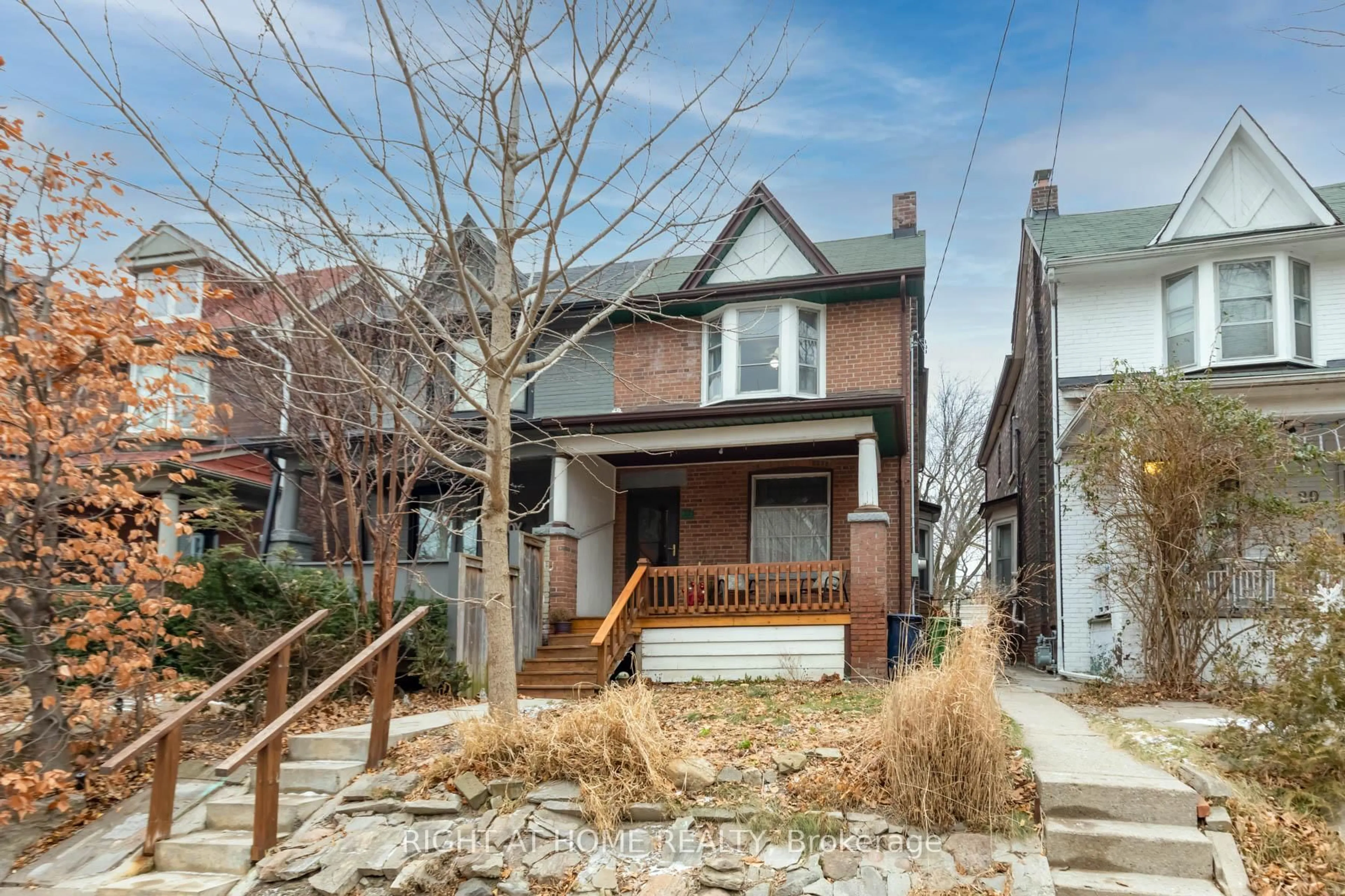 Home with brick exterior material, street for 18 Mallon Ave, Toronto Ontario M4M 1P8