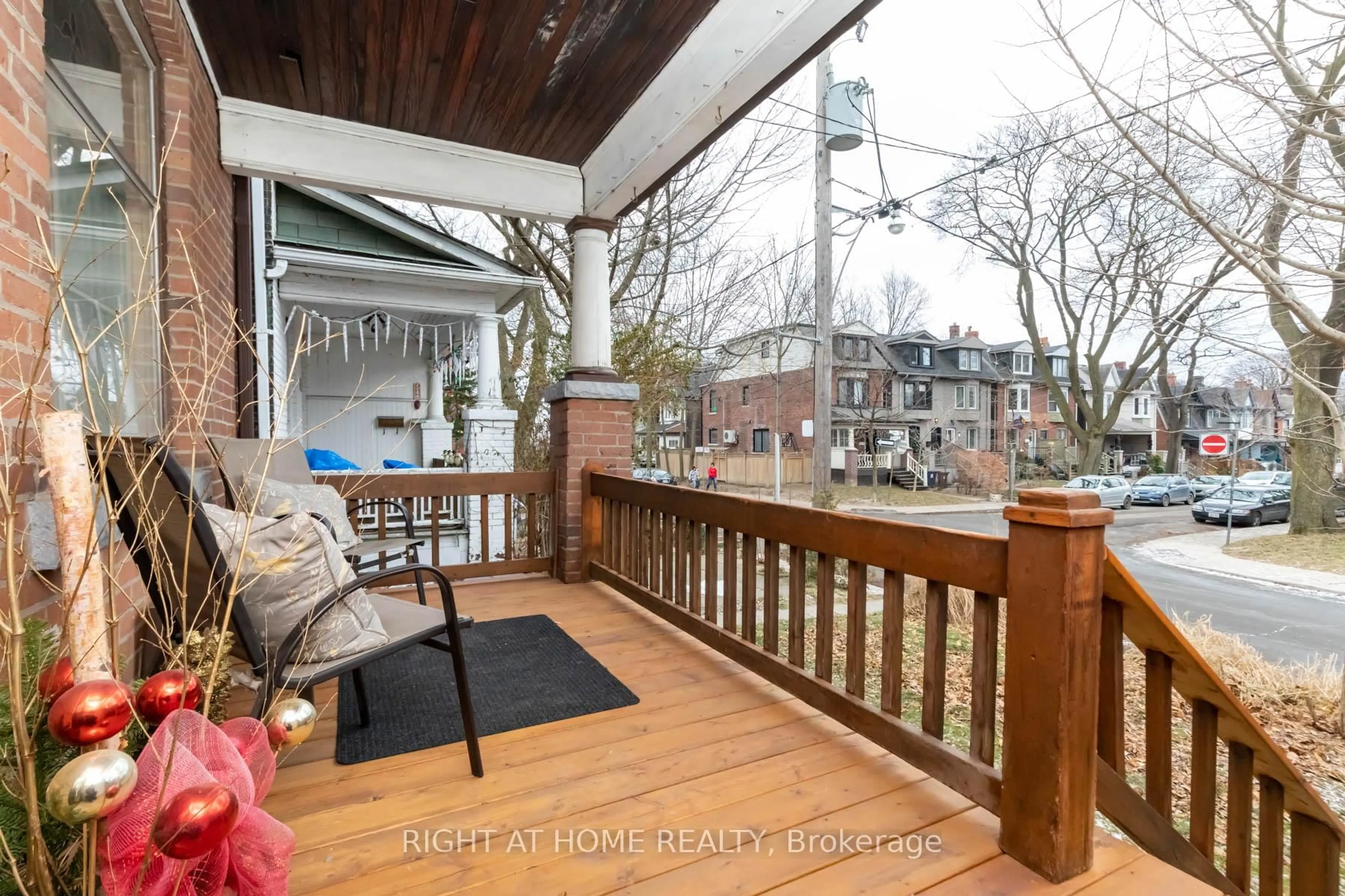 Balcony in the apartment, street for 18 Mallon Ave, Toronto Ontario M4M 1P8