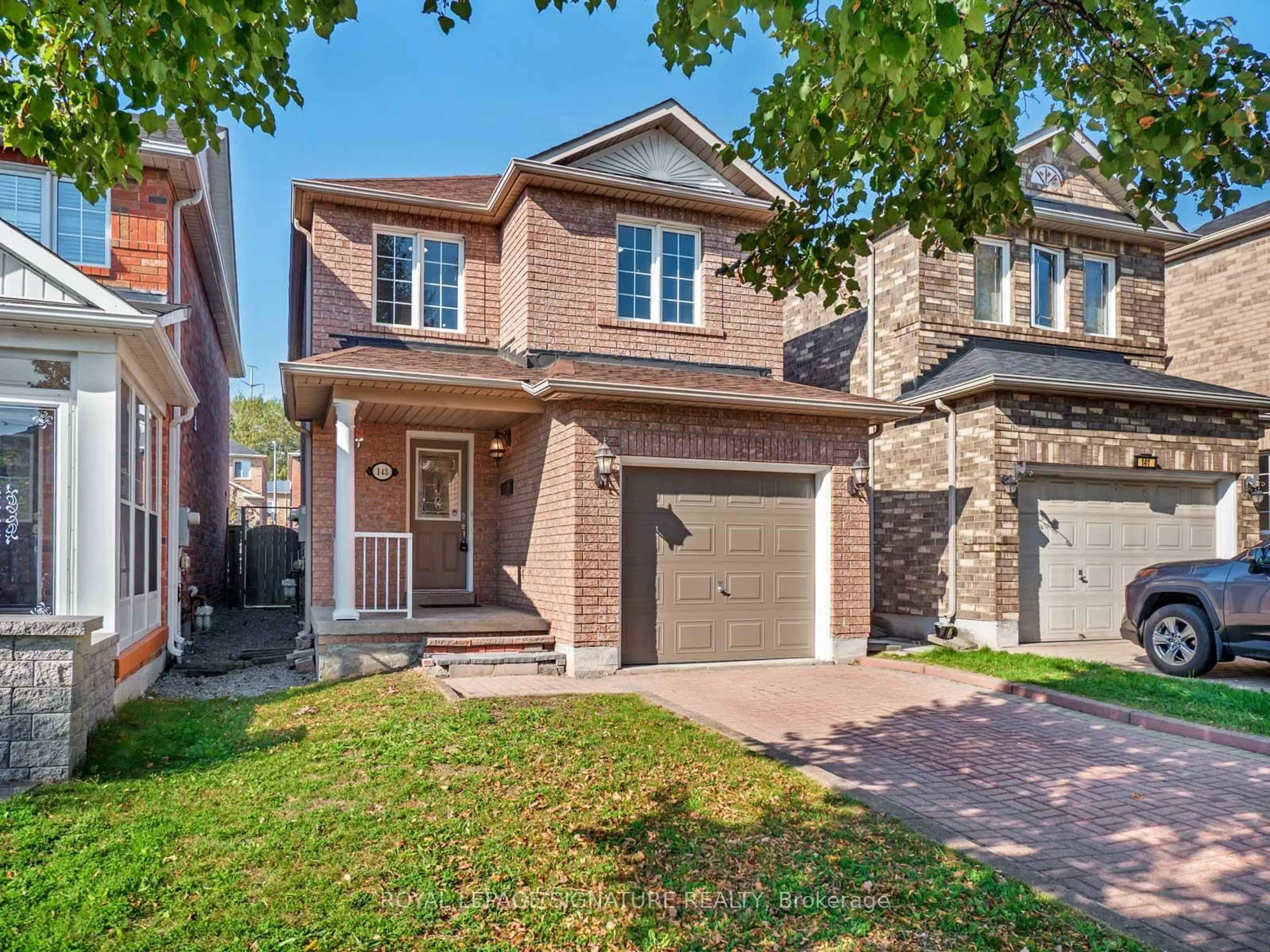 Home with brick exterior material, street for 143 Bonspiel Dr, Toronto Ontario M1E 5K5
