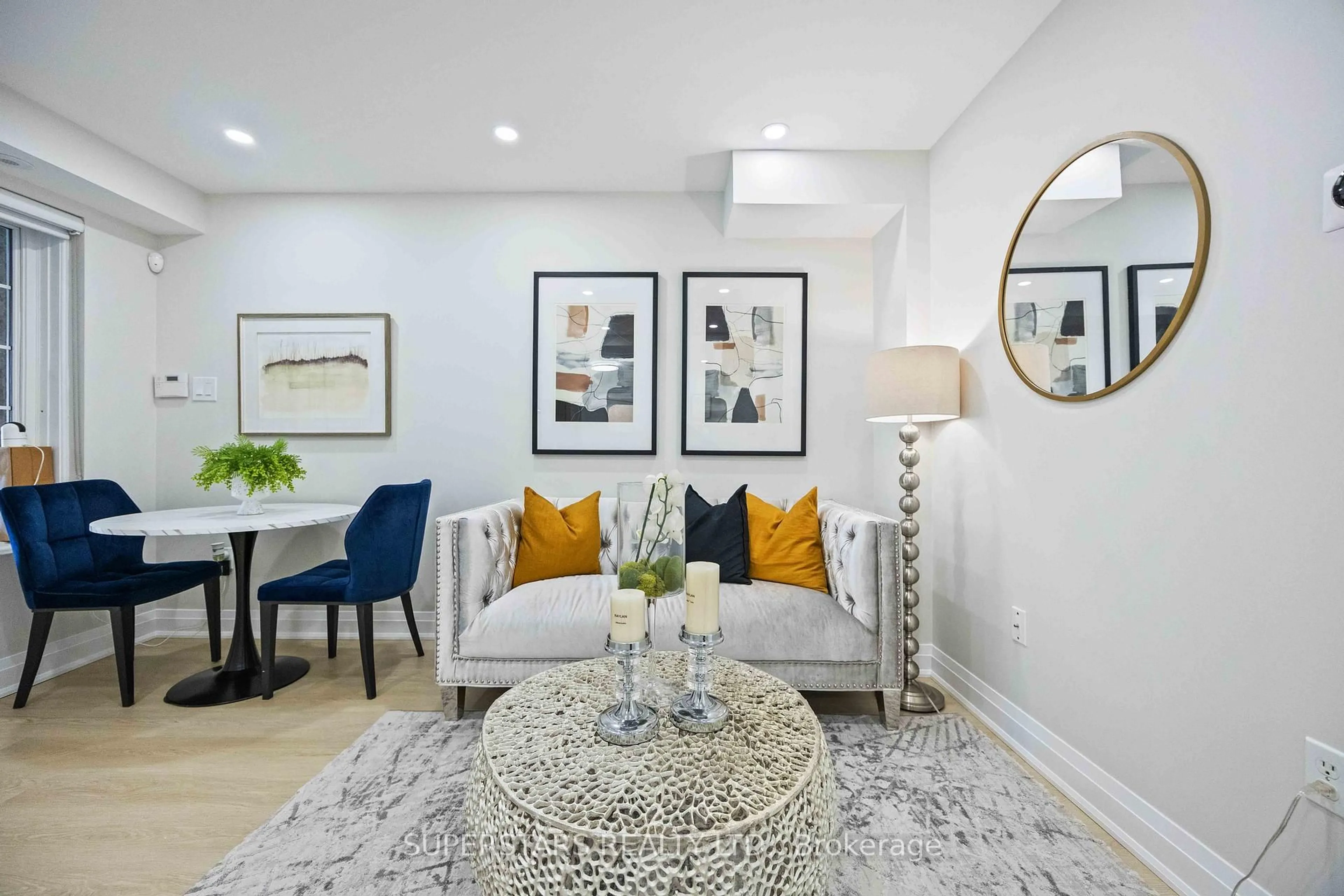 Living room with furniture, unknown for 42 Pinery Tr #120, Toronto Ontario M1B 6K2