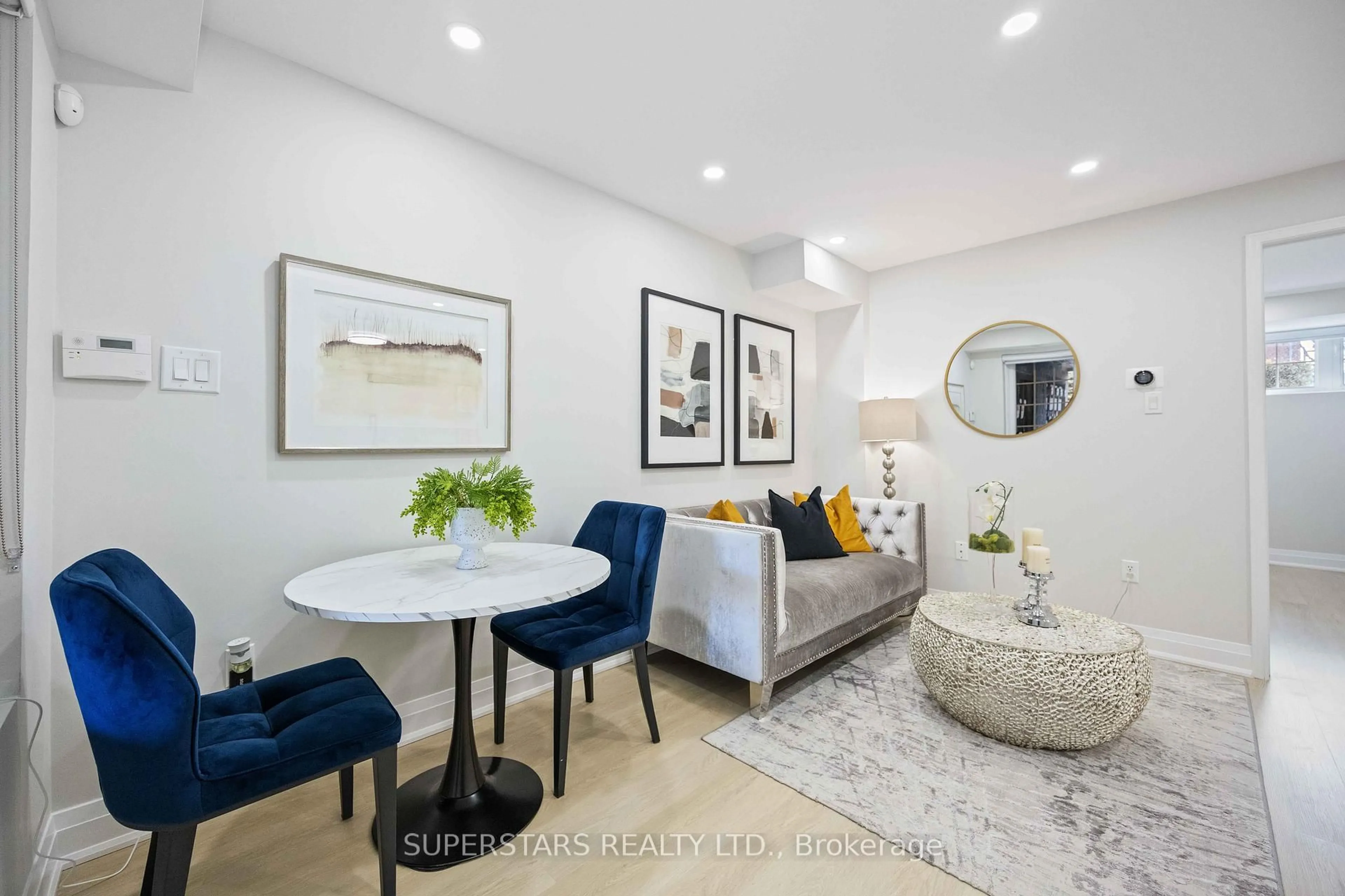 Living room with furniture, unknown for 42 Pinery Tr #120, Toronto Ontario M1B 6K2