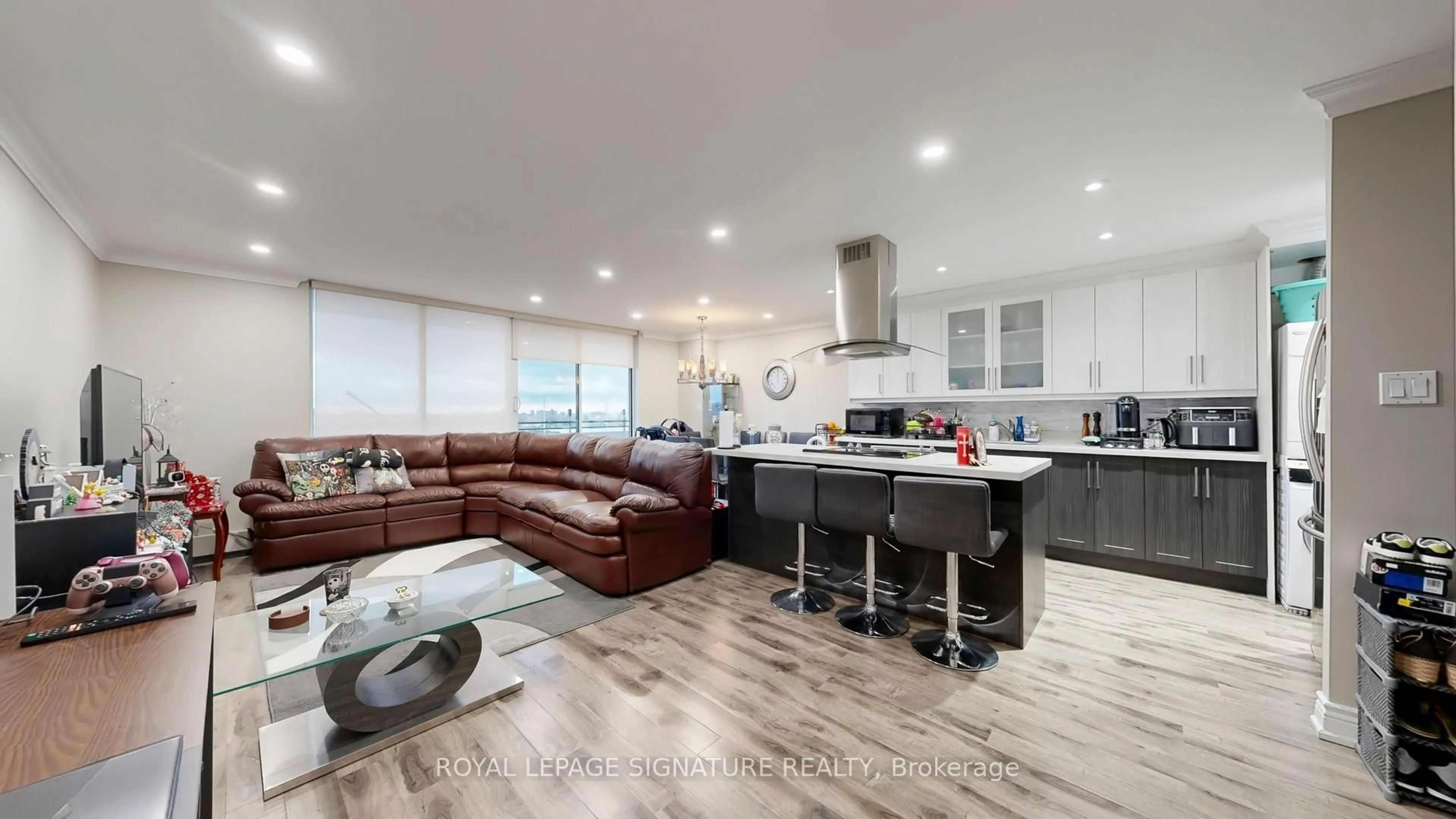 Open concept kitchen, unknown for 101 Prudential Dr ## 1705, Toronto Ontario M1P 4S5