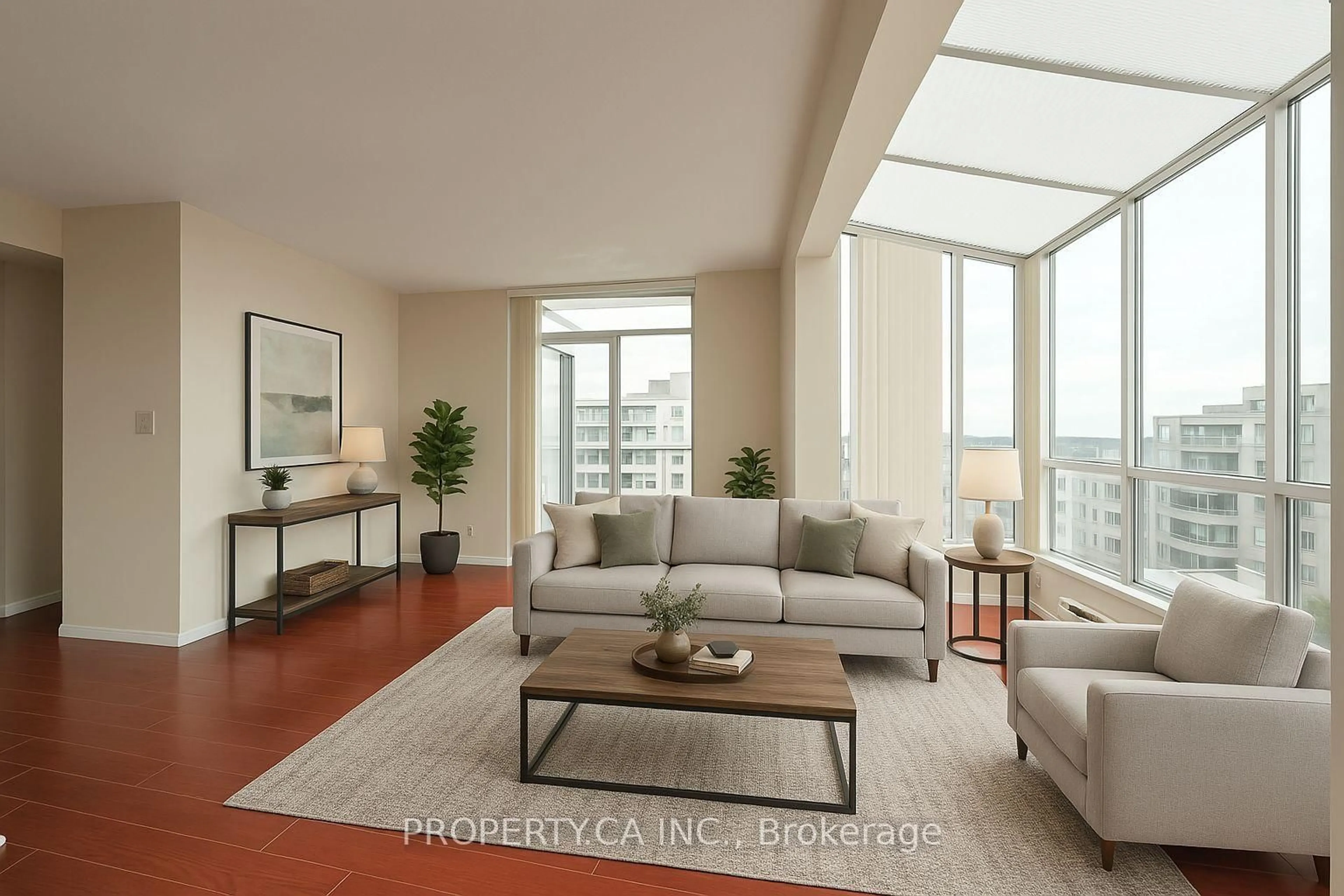 Living room with furniture, unknown for 25 Cumberland Lane #812, Ajax Ontario L1S 7K1