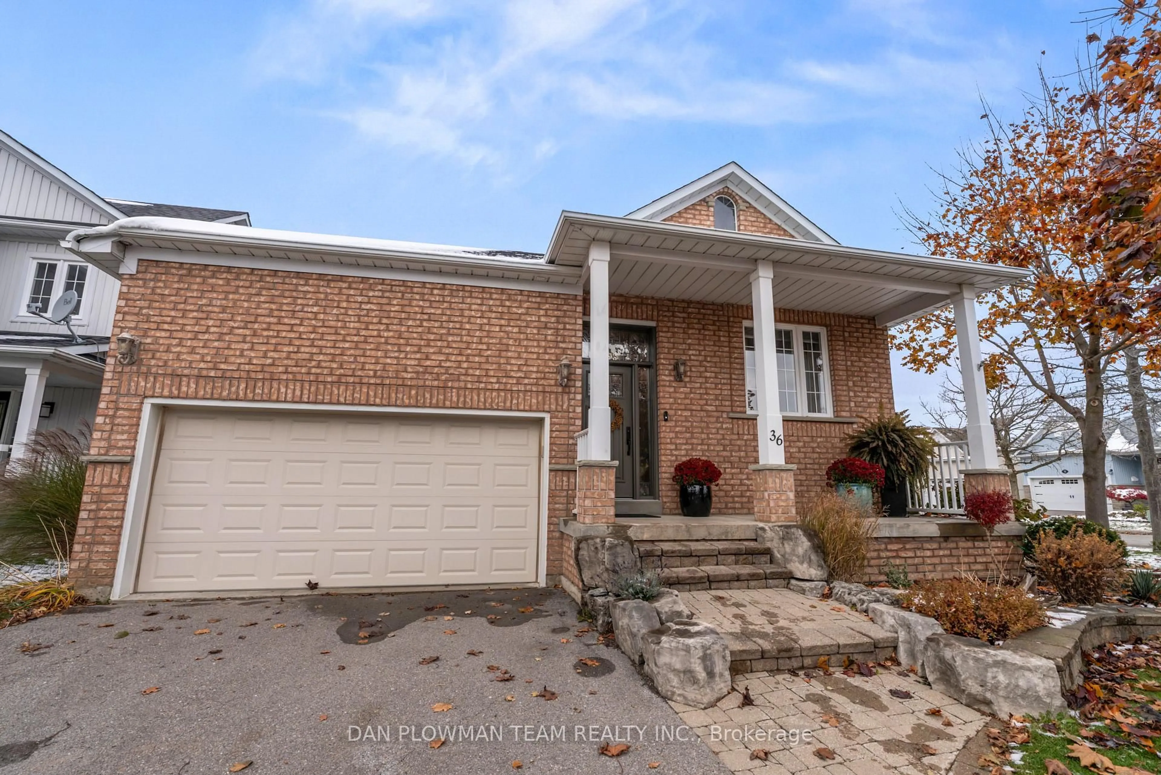 Home with brick exterior material, street for 36 Shipley Ave, Clarington Ontario L1B 1M6