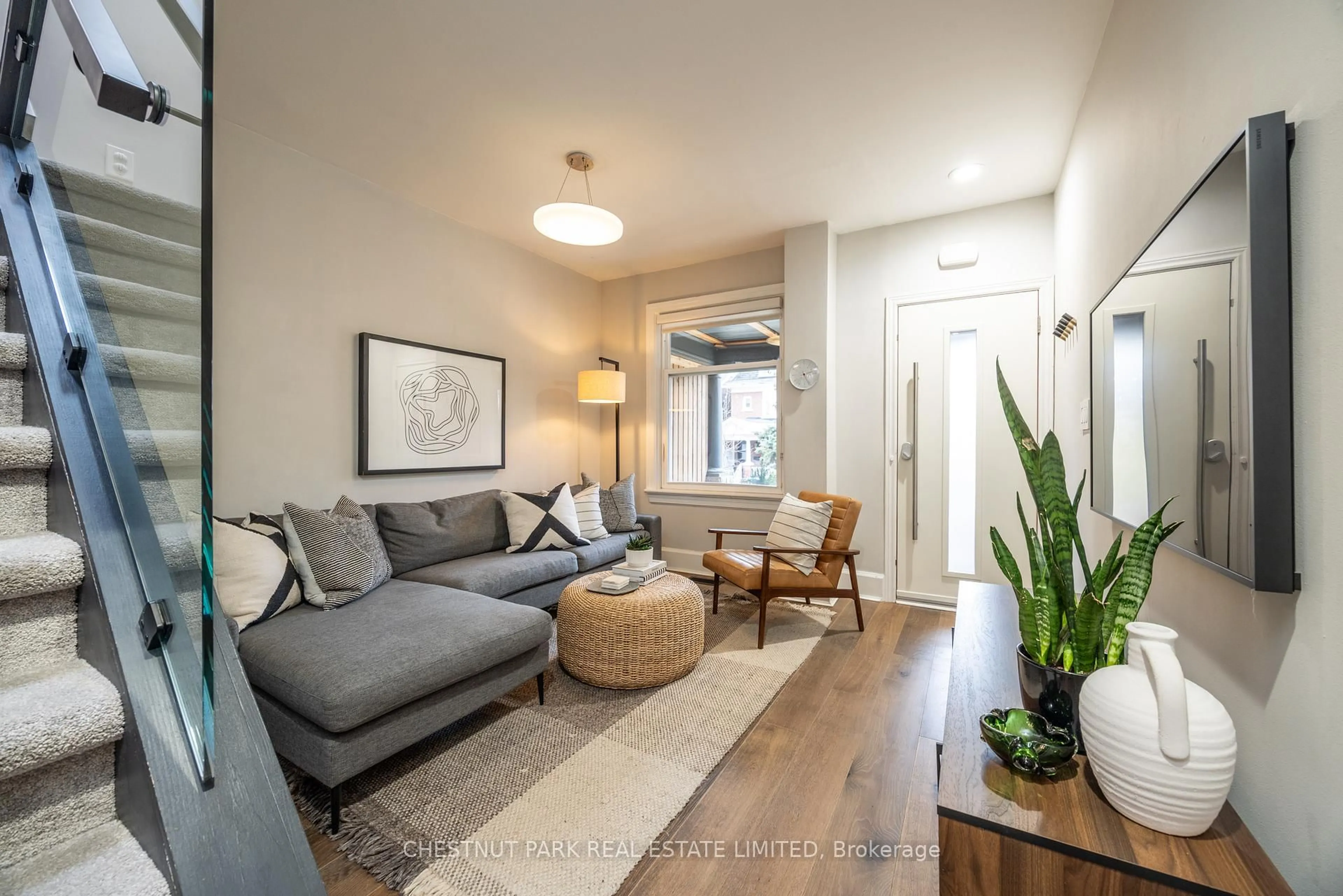 Living room with furniture, unknown for 115 Leslie St, Toronto Ontario M4M 3C6