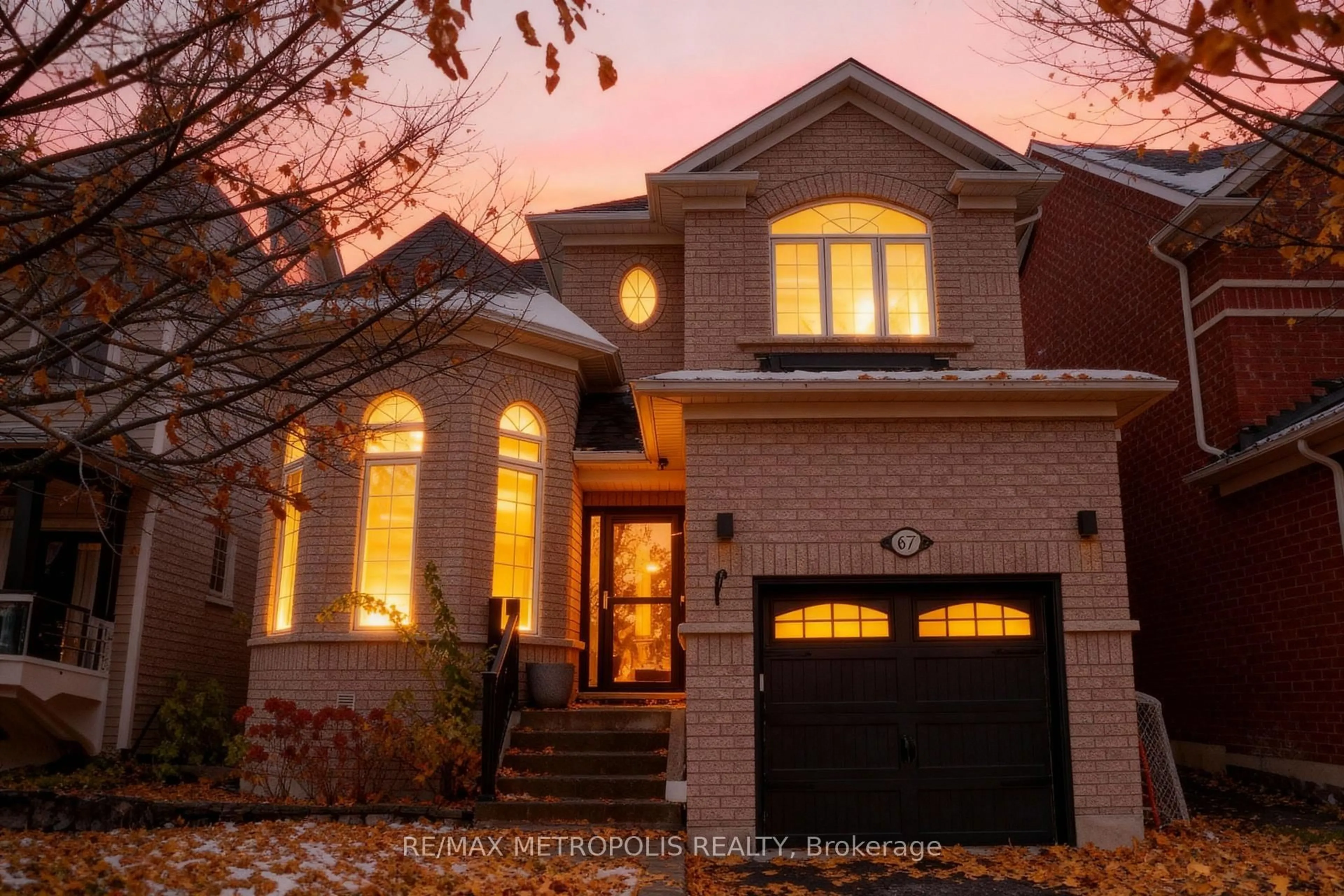 Home with brick exterior material, street for 67 Kenilworth Cres, Whitby Ontario L1M 2M7