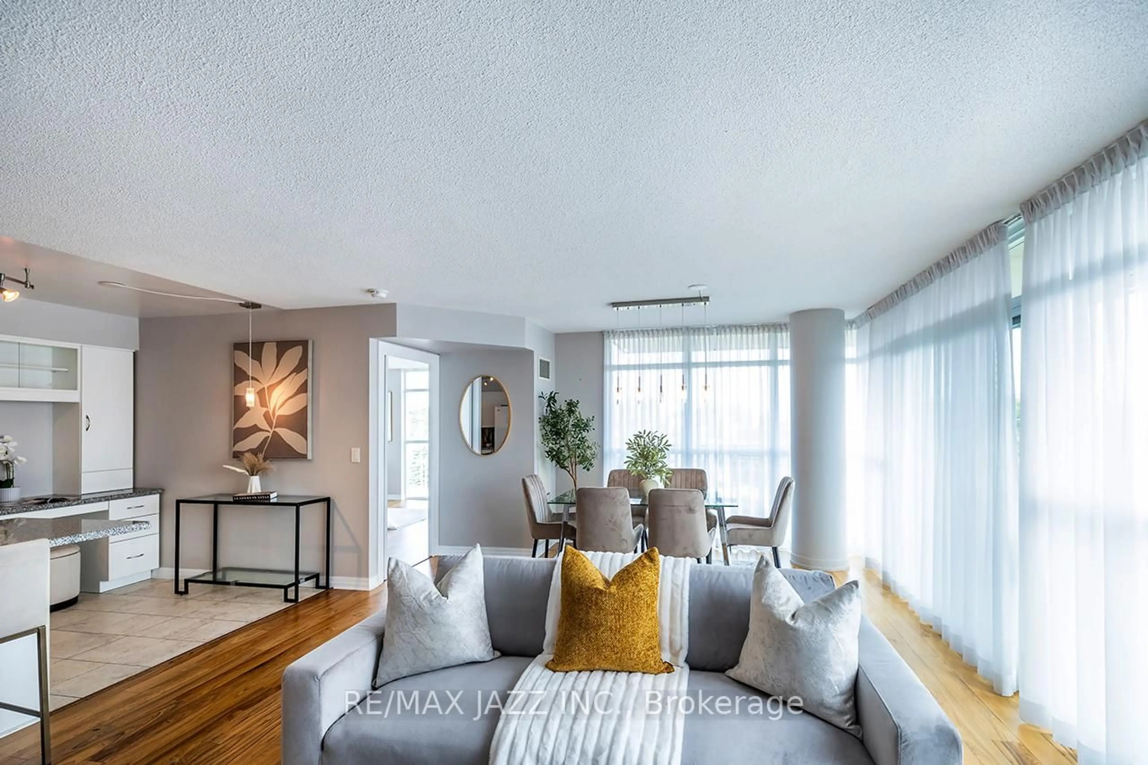 Living room with furniture, unknown for 1600 Charles St #612, Whitby Ontario L1N 1B9