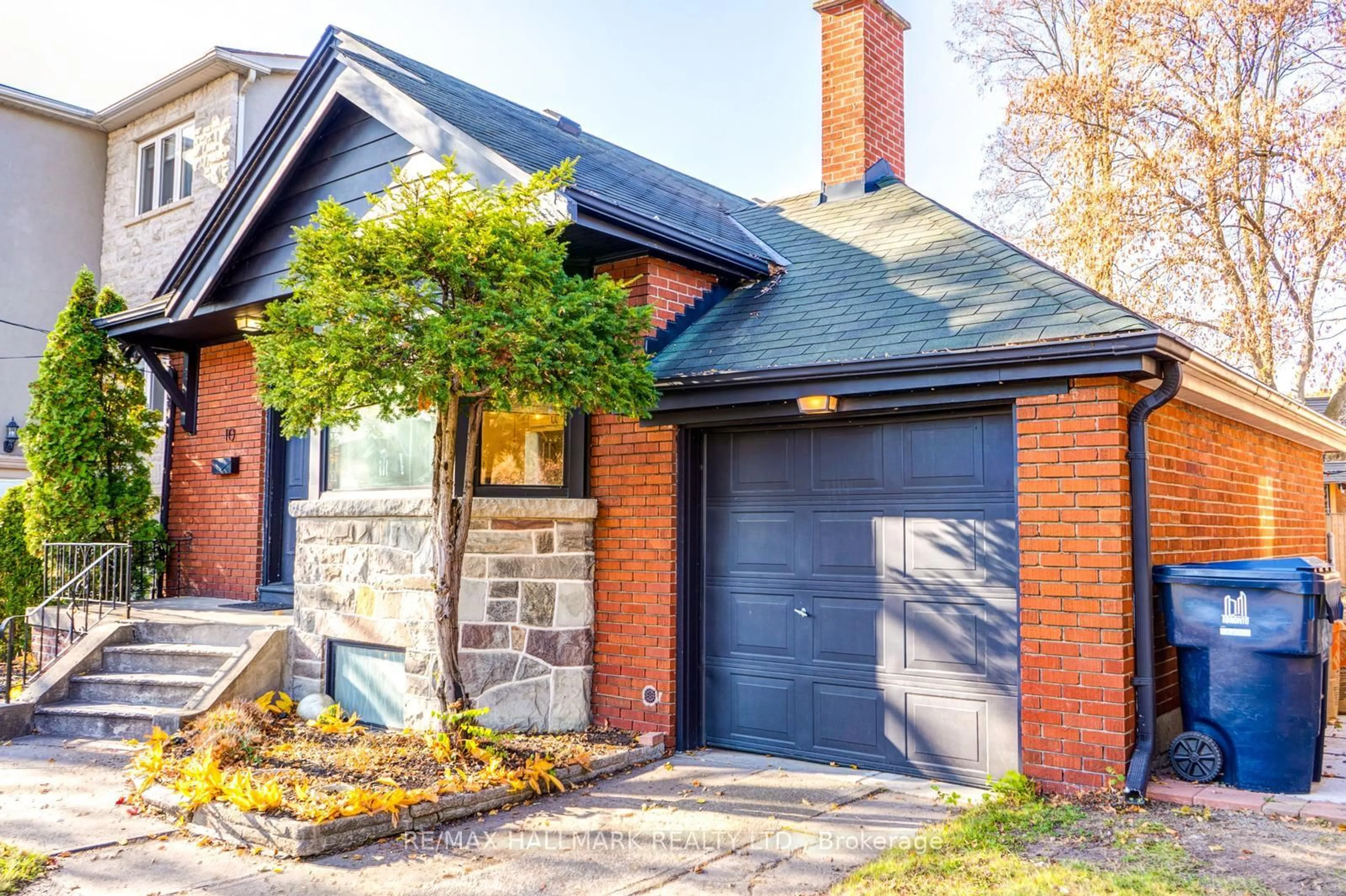 Home with brick exterior material, street for 10 Coxwell Blvd, Toronto Ontario M4C 3G7