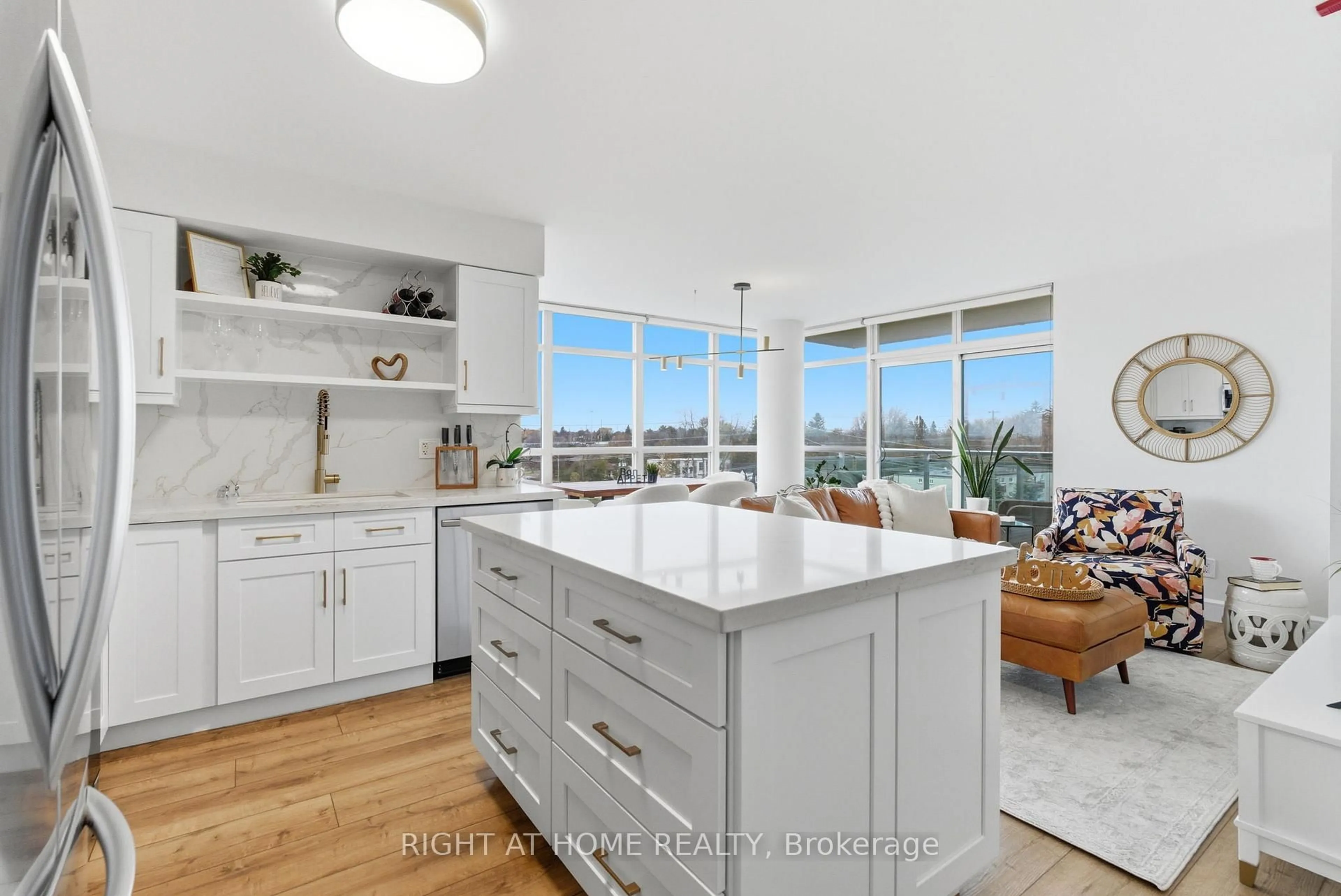 Open concept kitchen, unknown for 1600 Charles St #711, Whitby Ontario L1N 0G4