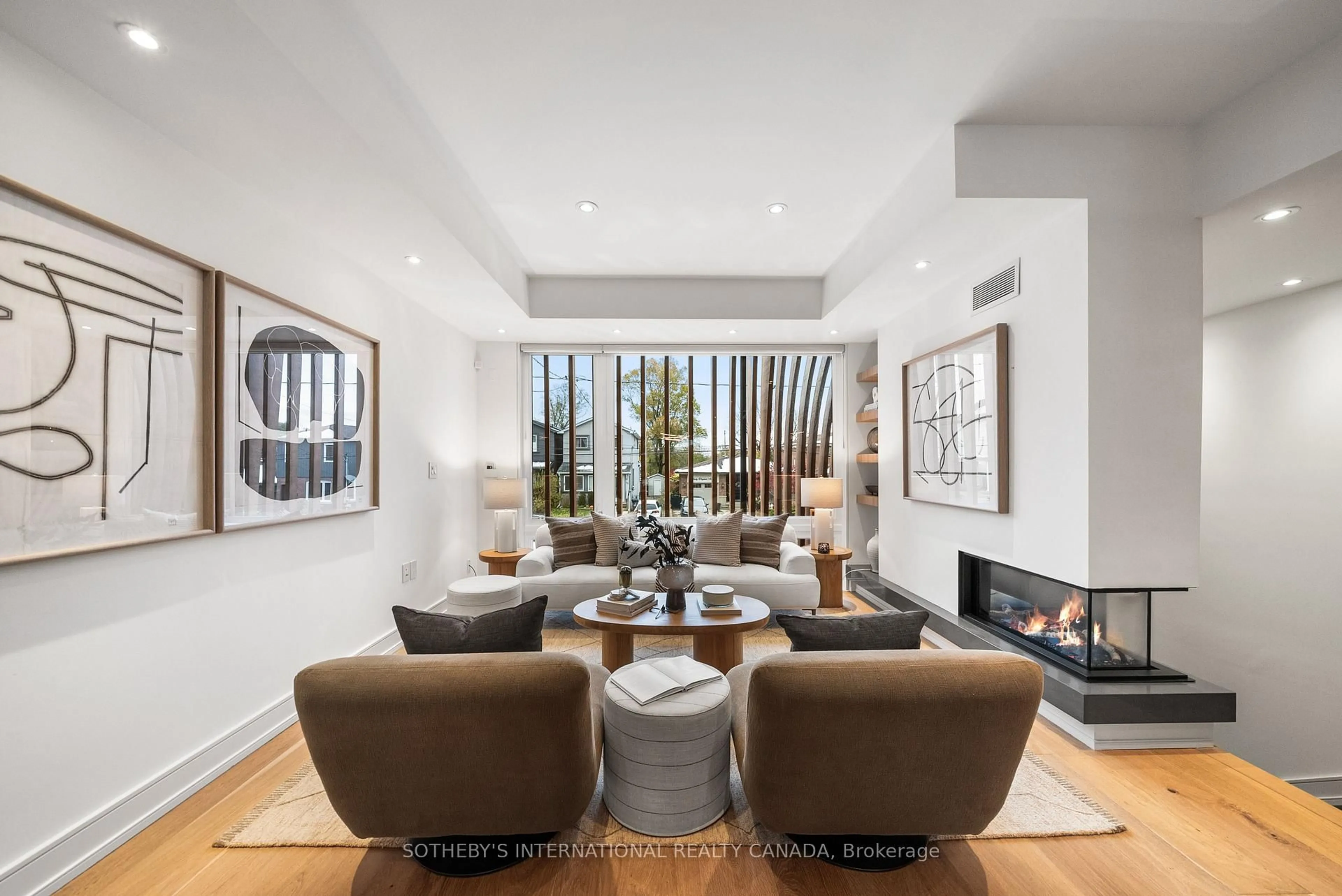 Living room with furniture, unknown for 83 Virginia Ave, Toronto Ontario M4C 2S8