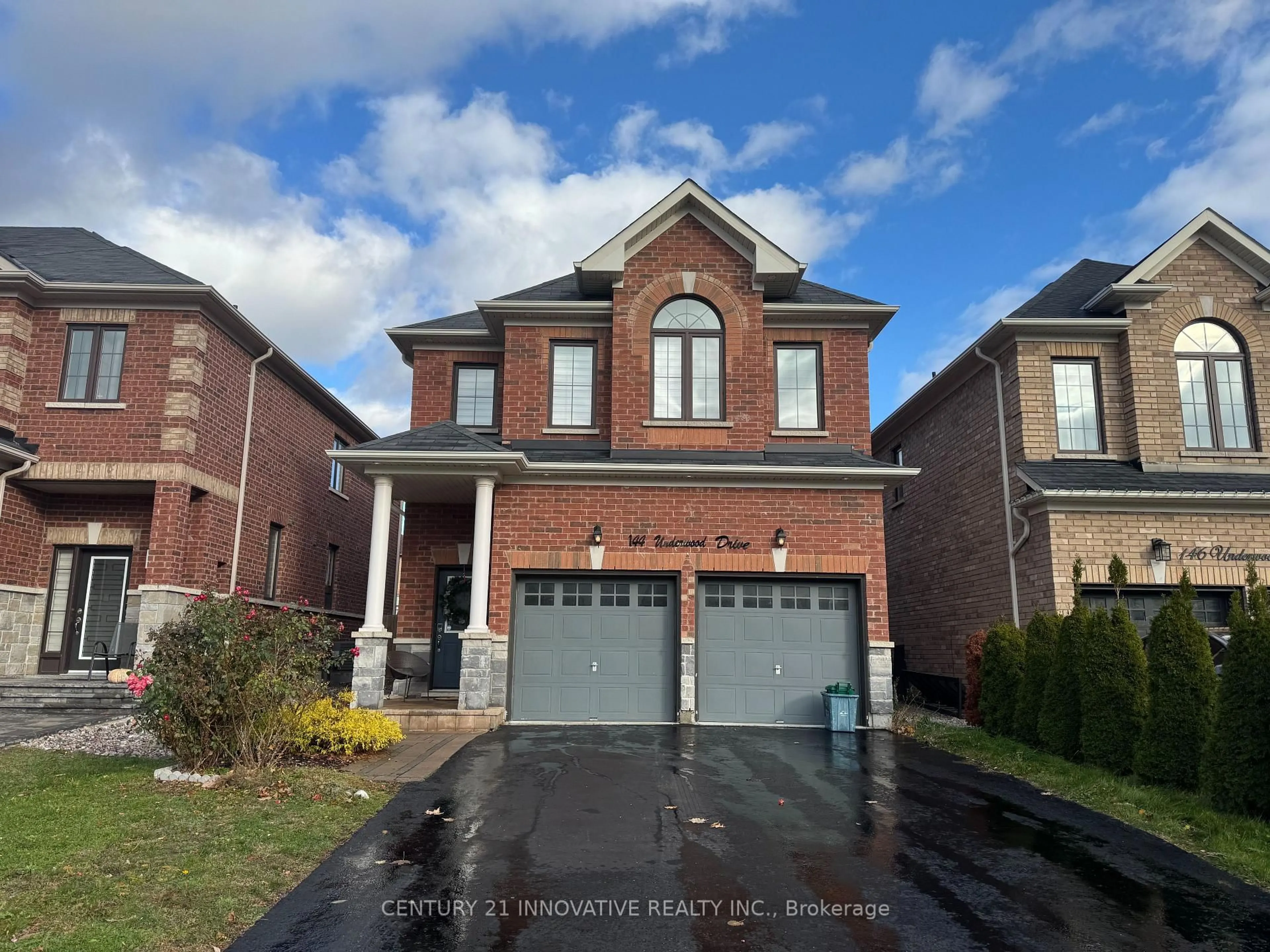Home with brick exterior material, street for 144 Underwood Dr, Whitby Ontario L1M 0K9