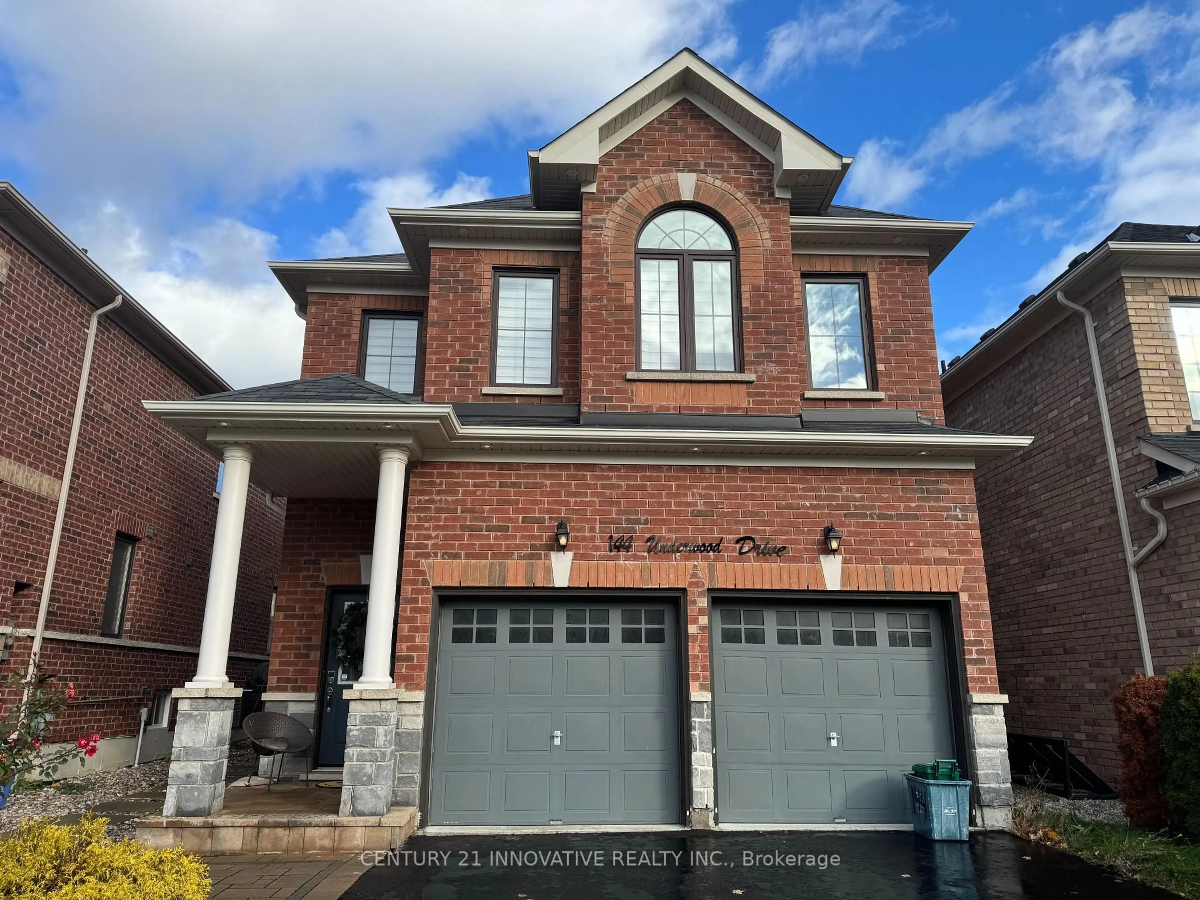Home with brick exterior material, street for 144 Underwood Dr, Whitby Ontario L1M 0K9